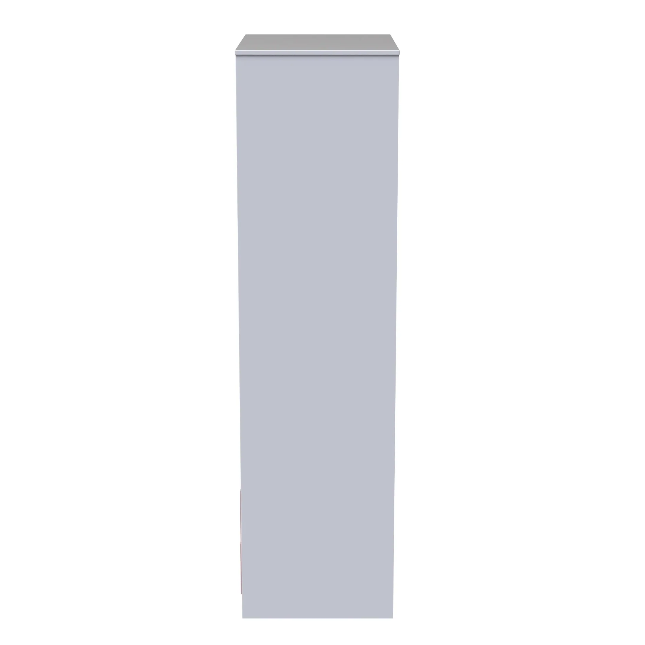 Glitz Ready Assembled 2 Door 2 Drawer Wardrobe in Kobe Pink & White - Image 2