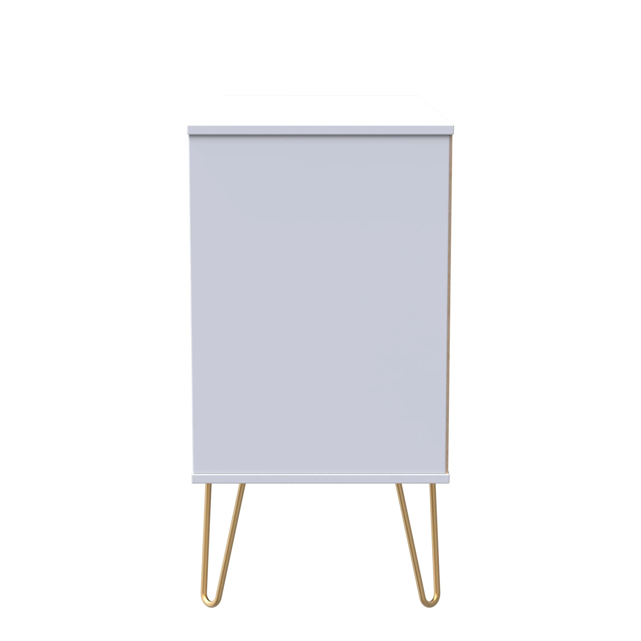 Glitz Ready Assembled 3 Drawer TV Unit in Kobe Pink & White - Image 2