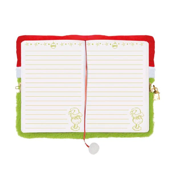 Grinch Fluffy Notebook - Image 2