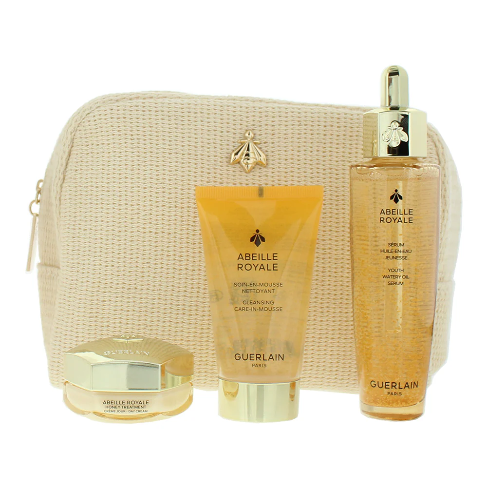 Guerlain Abeille Royale 3 Piece Gift Set: Watery Oil Serum 50ml - Day Cream 15ml - Image 2