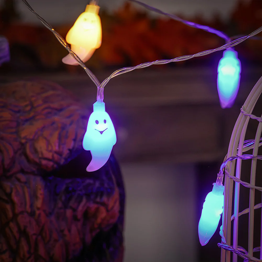 Halloween Ghost LED String Lights - Image 2