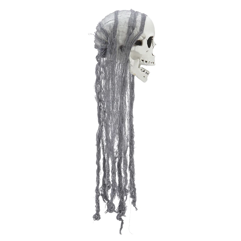 Halloween Hanging Skull with Glowing Eyes - Image 7