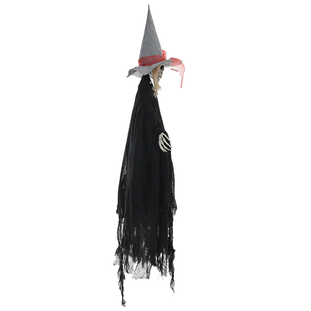 Halloween Voice-Activated Hanging Witch - Image 6