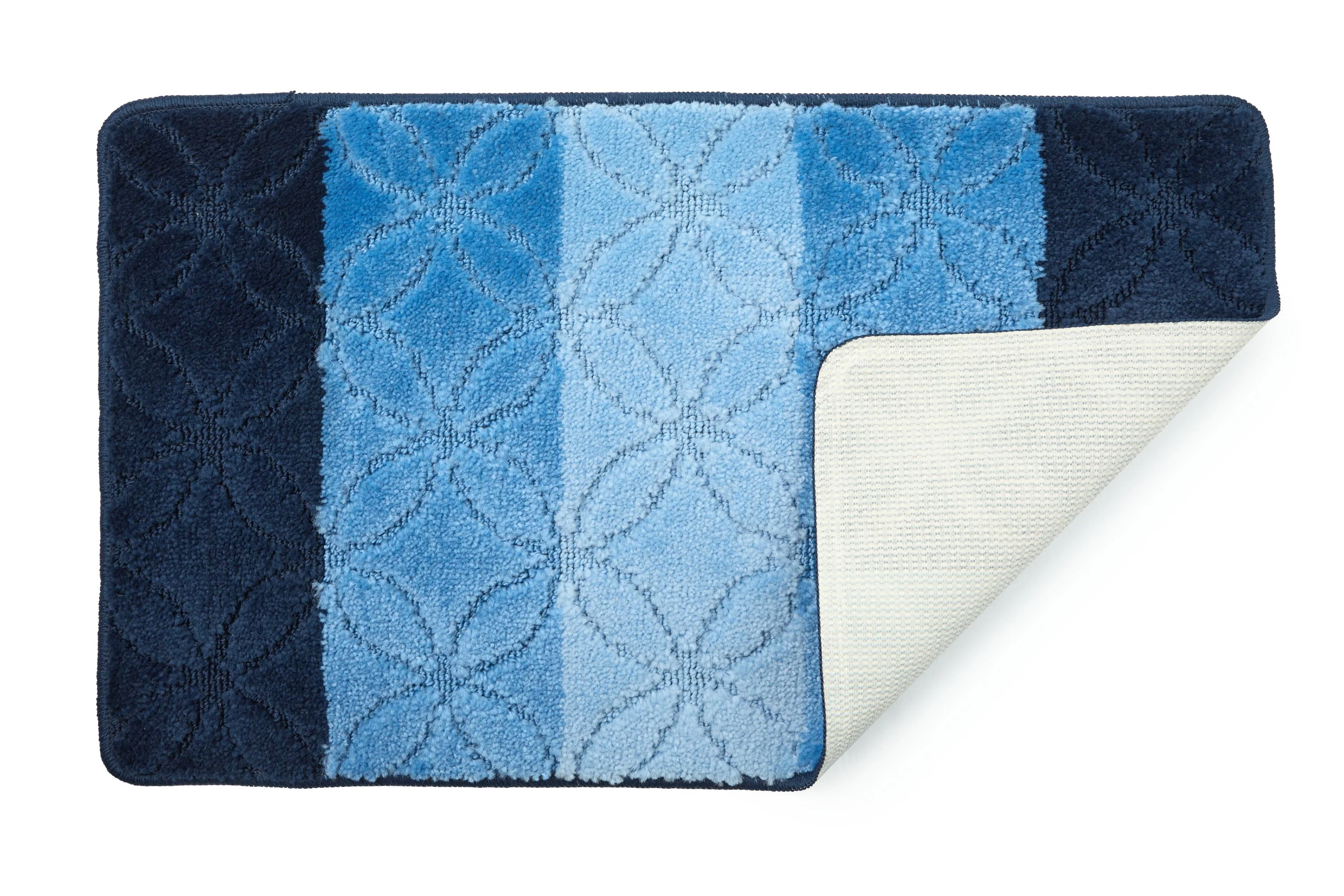Halo - Tonal Stripe 2pc Bath set in Blue - Image 3