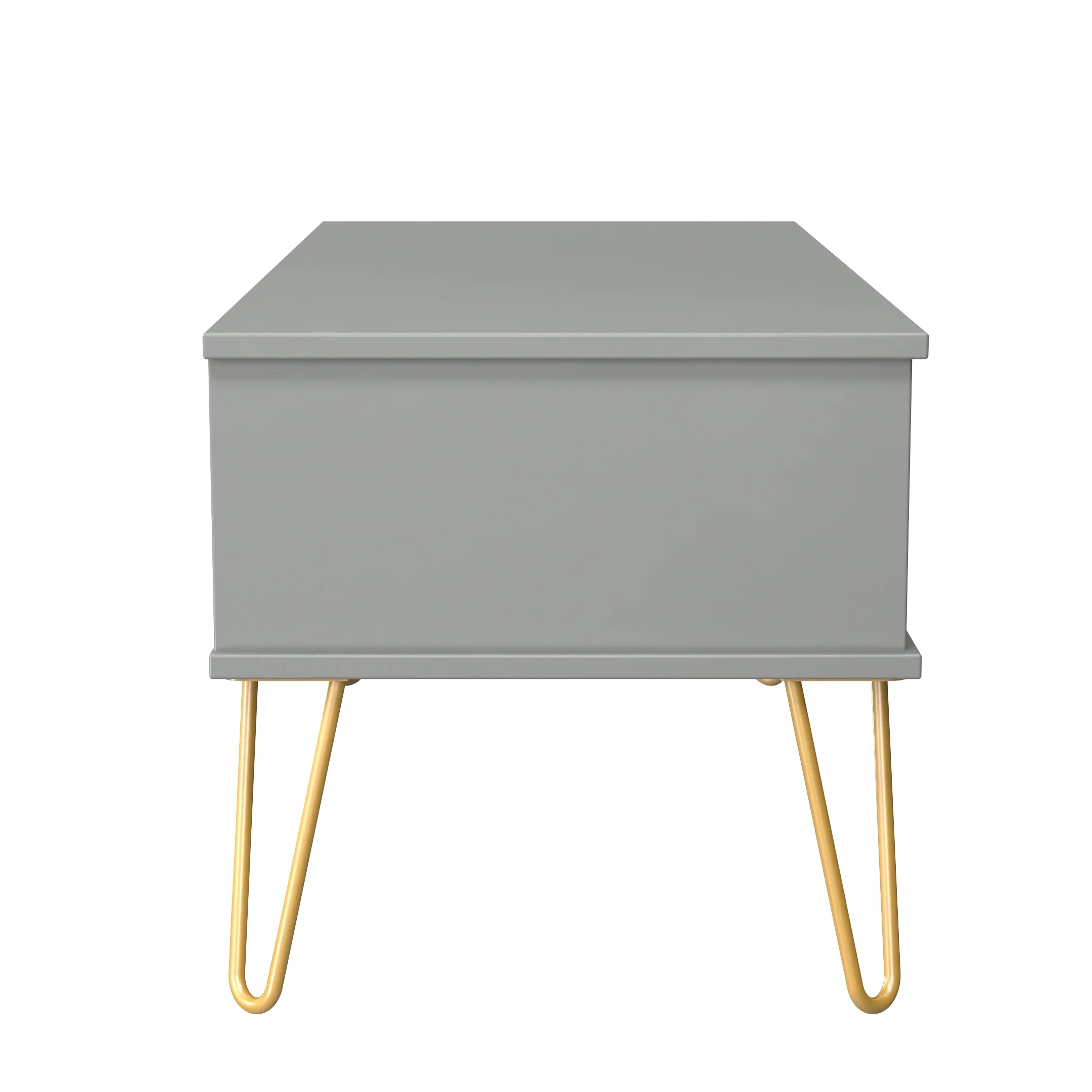 Hanover Ready Assembled 1 Drawer Coffee Table in Dusk Grey - Image 3
