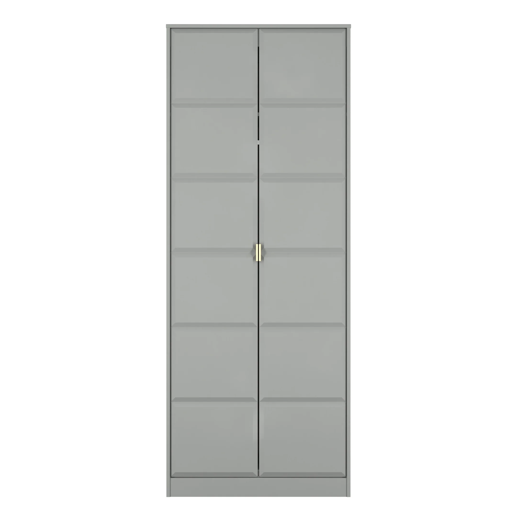 Hanover Ready Assembled 2 Door Wardrobe in Dusk Grey - Image 2