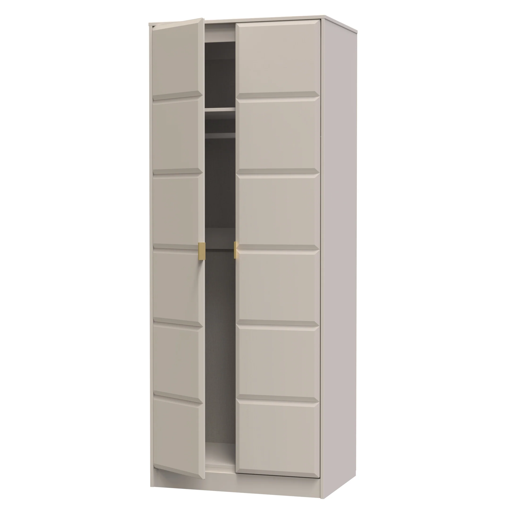 Hanover Ready Assembled 2 Door Wardrobe in Kashmir Matt - Image 5