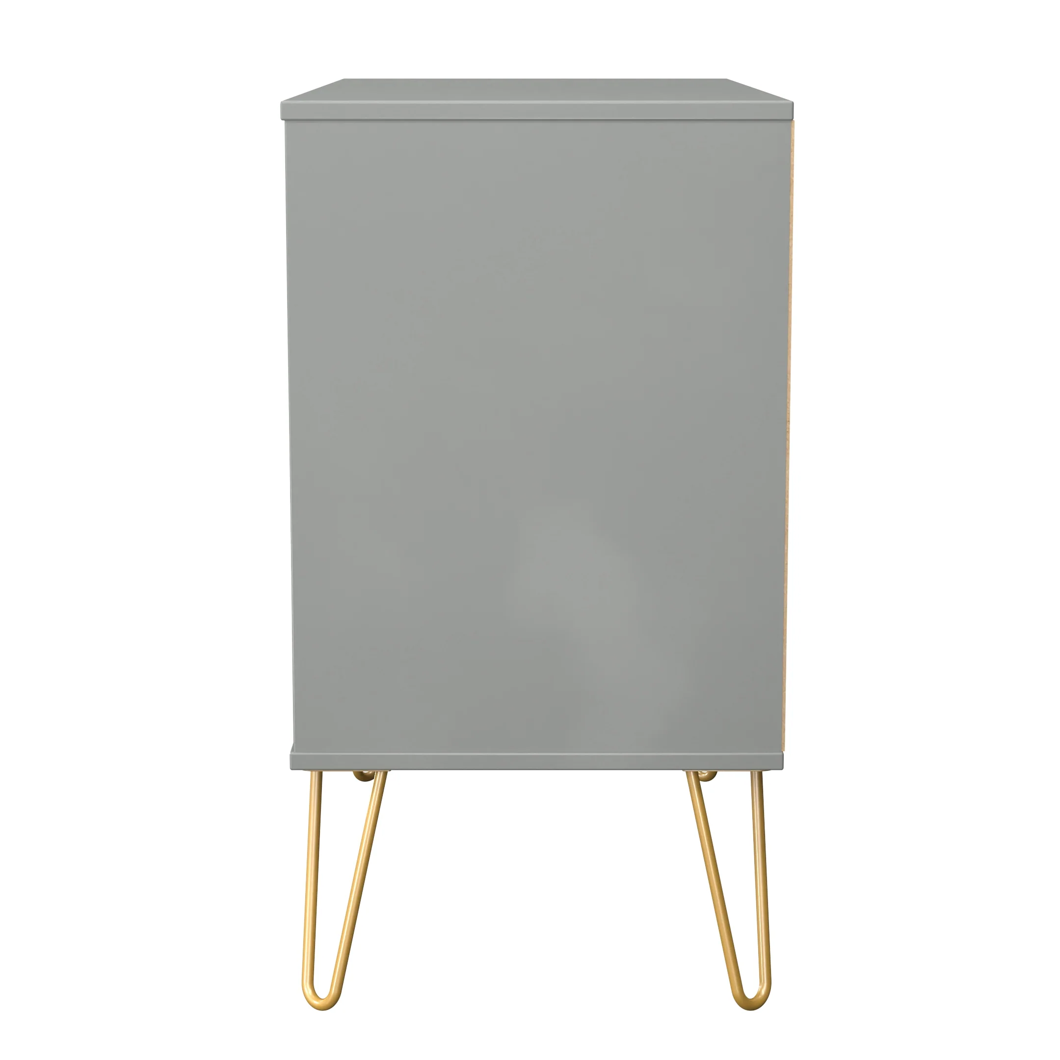 Hanover Ready Assembled 3 Drawer Chest in Dusk Grey - Image 3