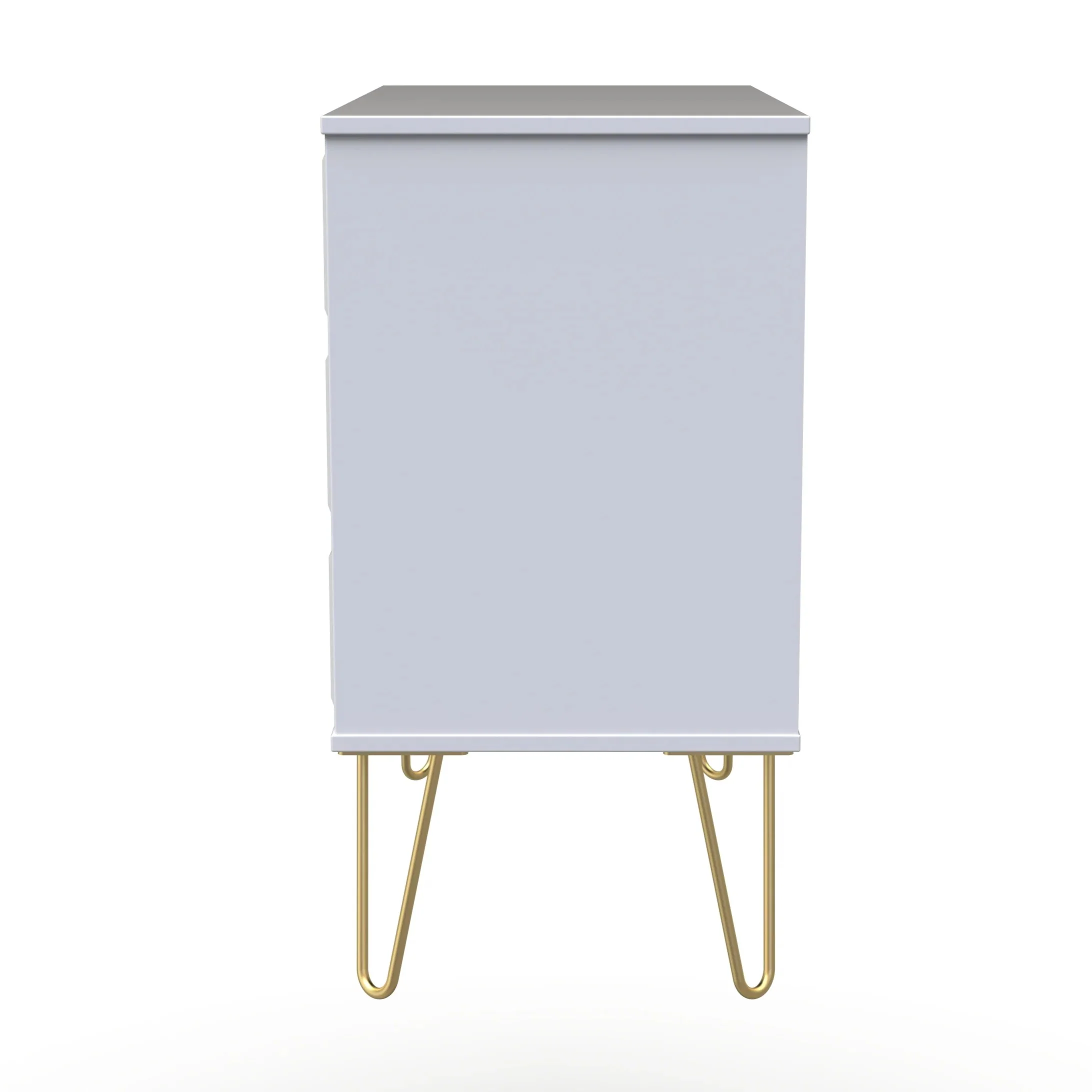 Hanover Ready Assembled 3 Drawer Chest in White Matt - Image 3