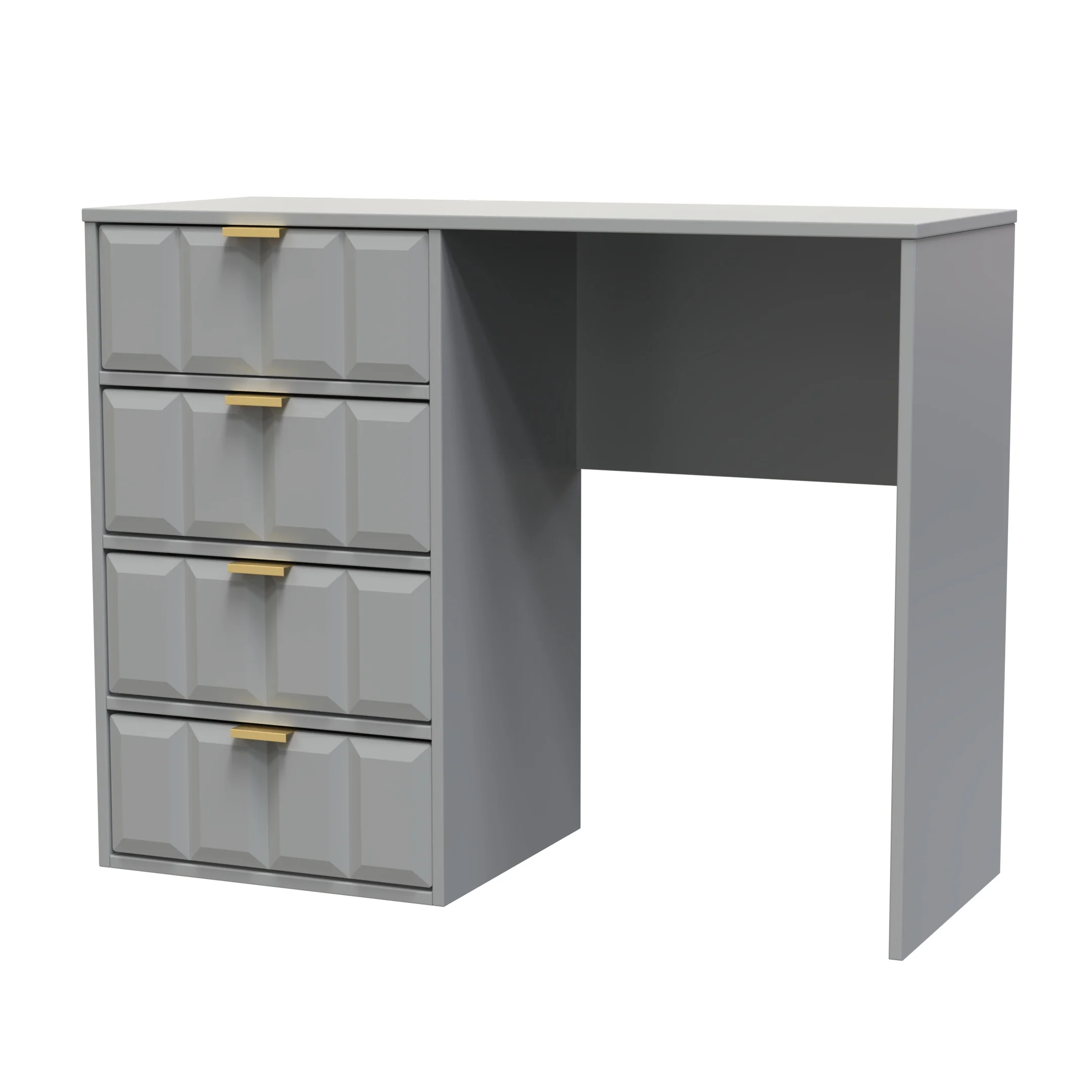 Hanover Ready Assembled 4 Drawer Vanity in Dusk Grey - Image 5