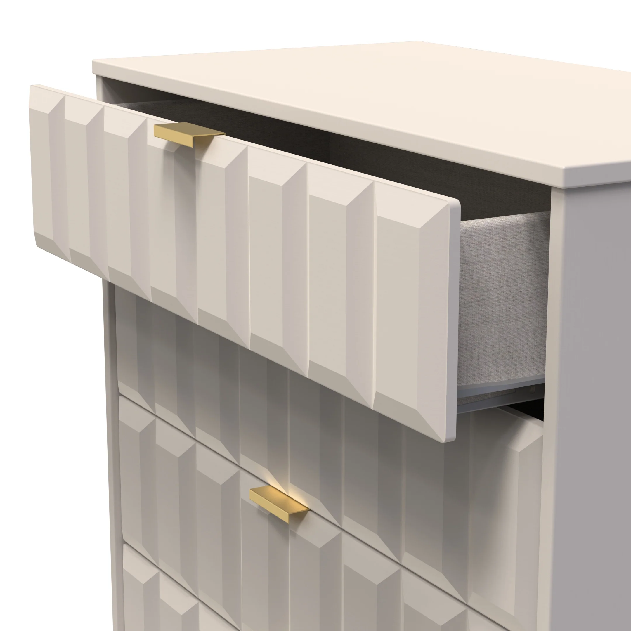 Hanover Ready Assembled 5 Drawer Chest in Kashmir Matt - Image 9