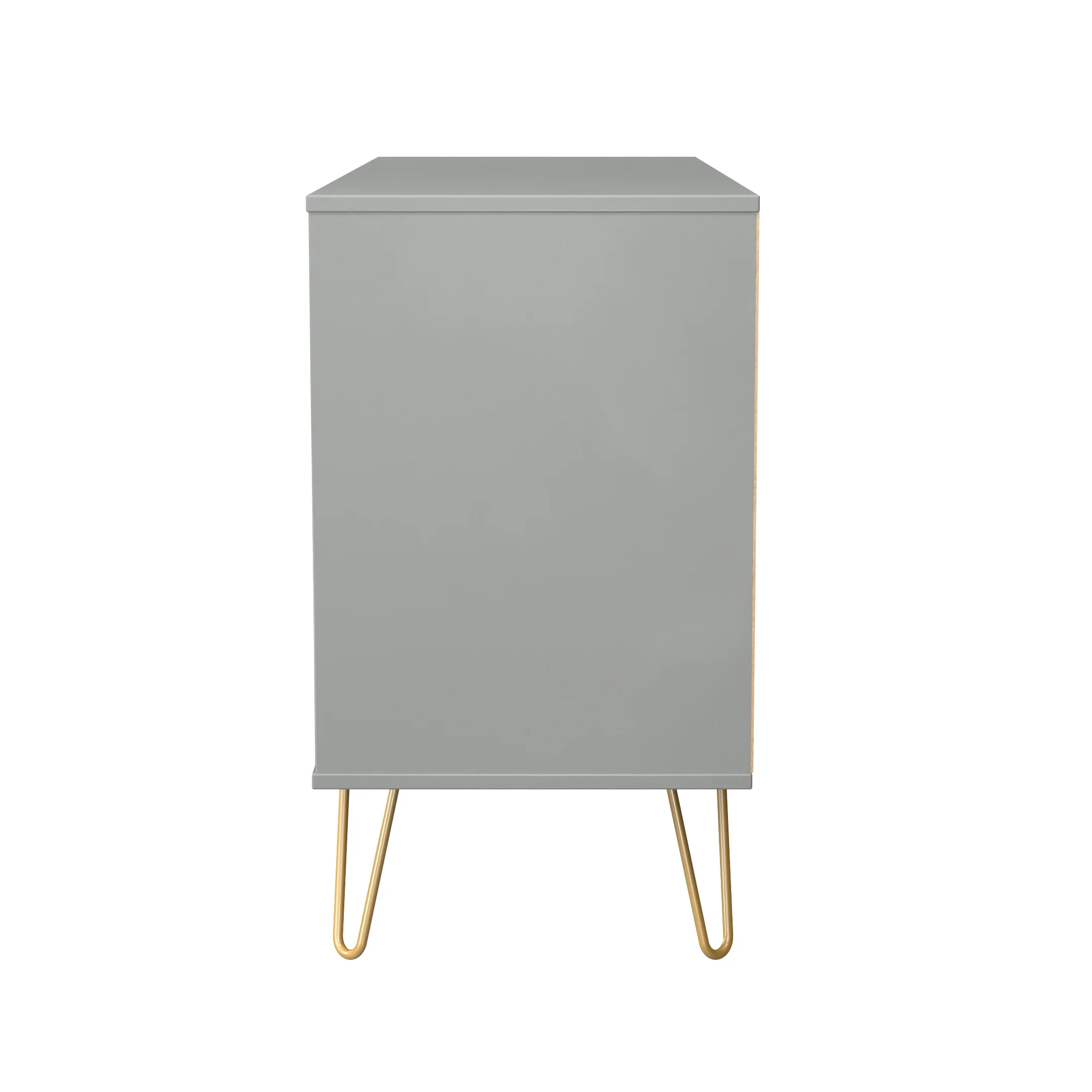 Hanover Ready Assembled 6 Drawer Wide Chest in Dusk Grey - Image 3