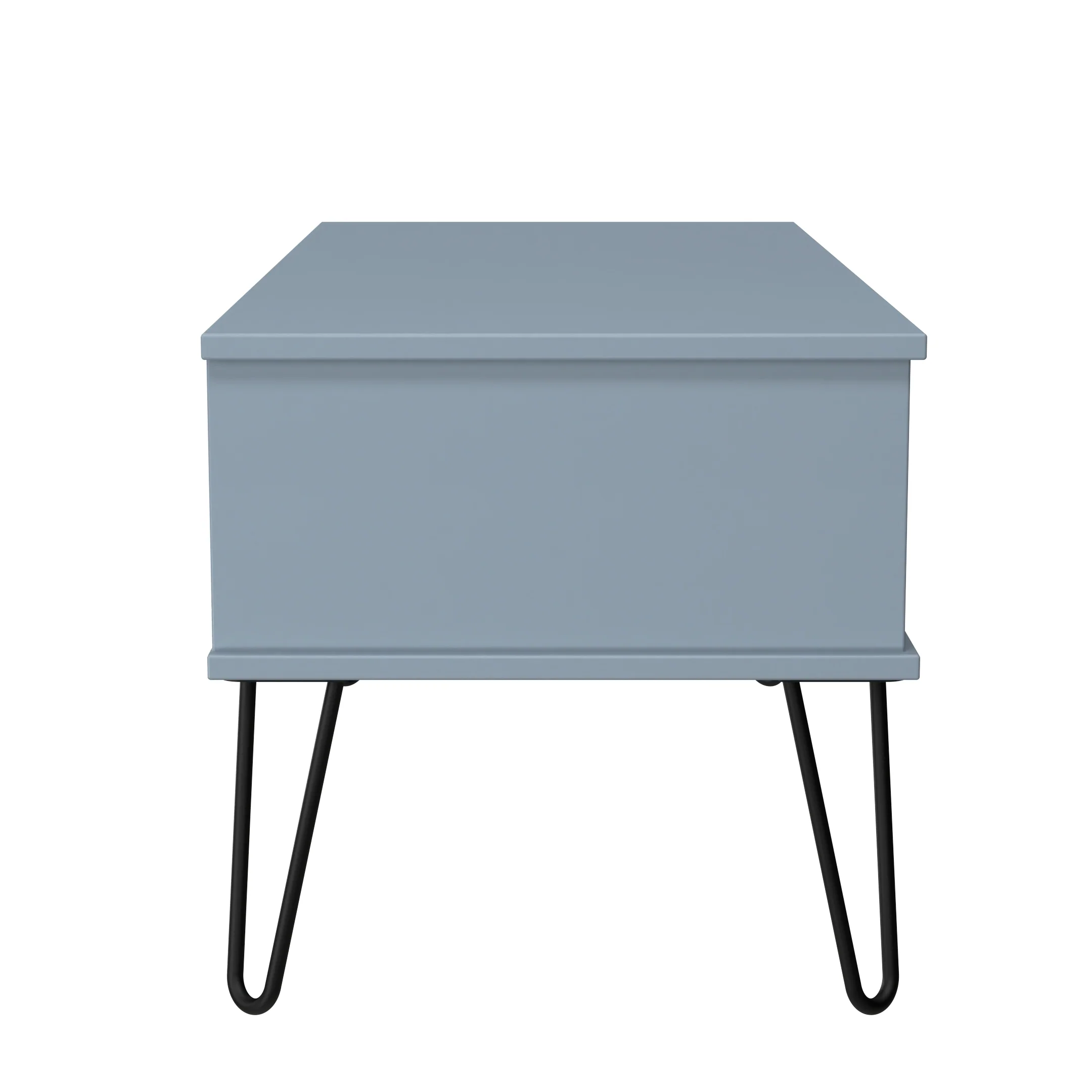 Harlequin 1 Drawer Coffee Table in Denim Blue - Ready Assembled - Image 3