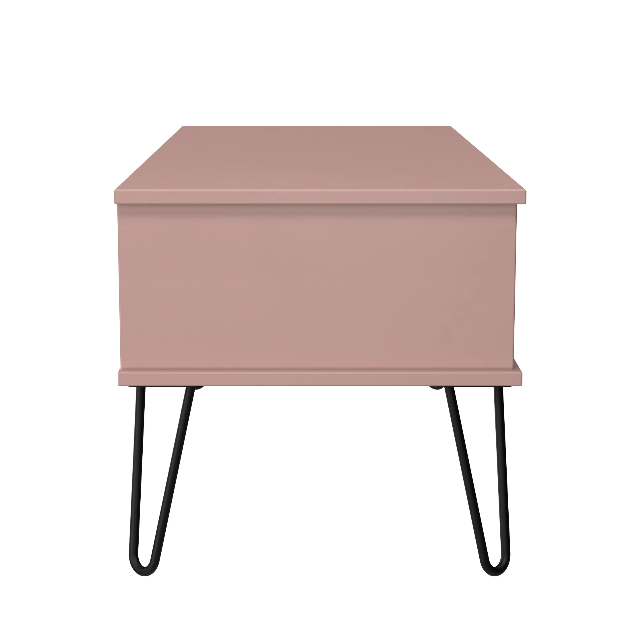 Harlequin 1 Drawer Coffee Table in Kobe Pink - Ready Assembled - Image 3