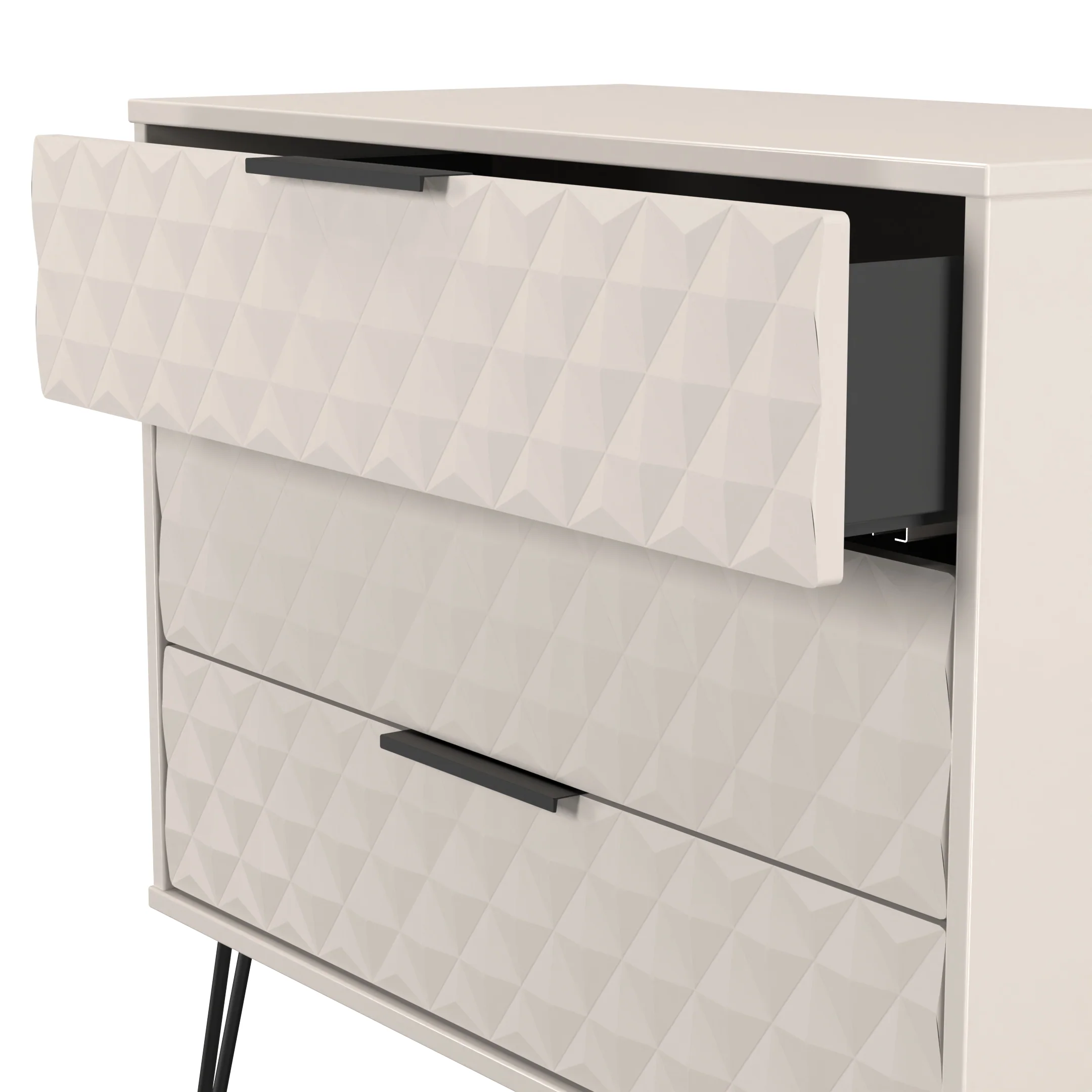 Harlequin 3 Drawer Chest in Kashmir Matt - Ready Assembled - Image 5