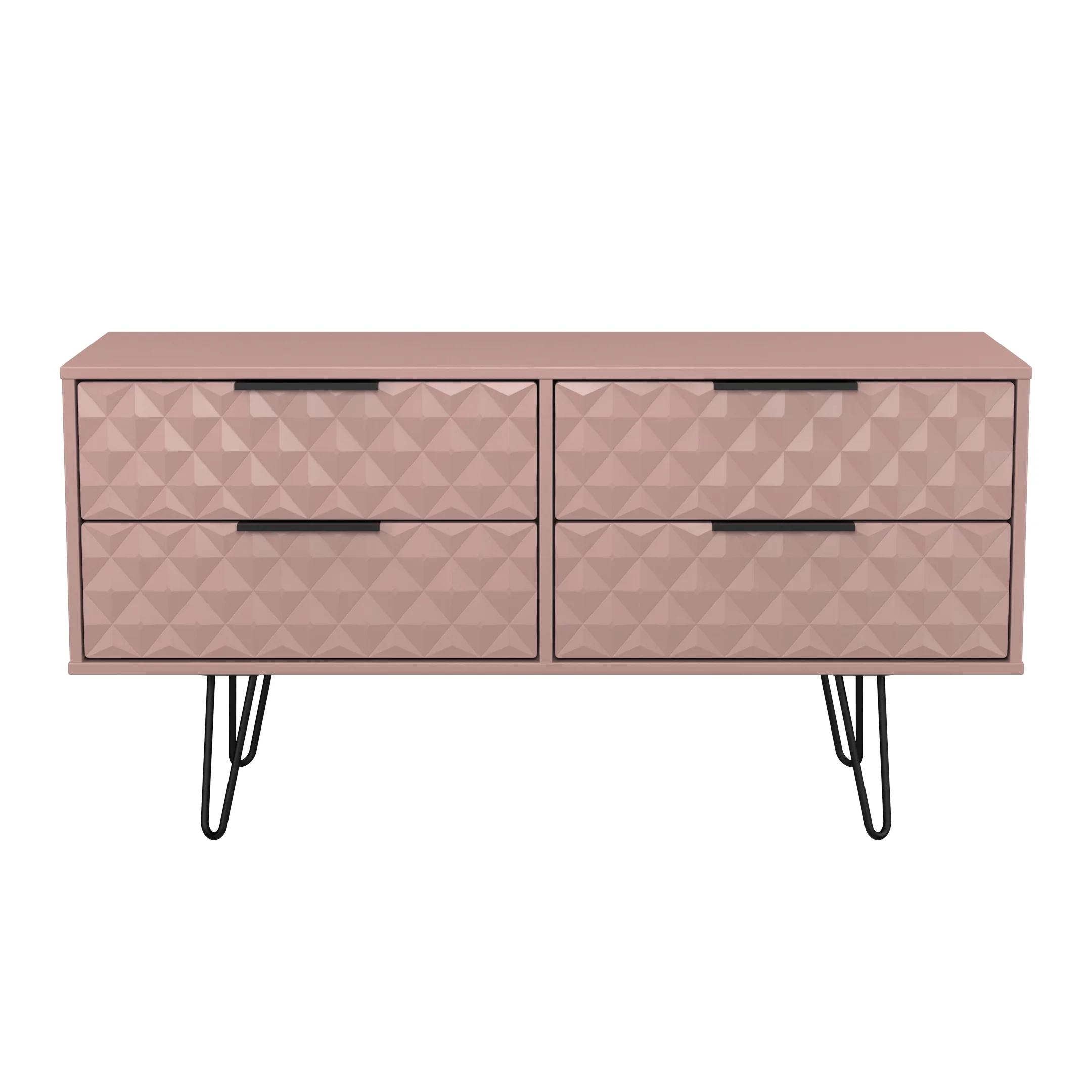 Harlequin 4 Drawer Bedbox in Kobe Pink - Ready Assembled - Image 2