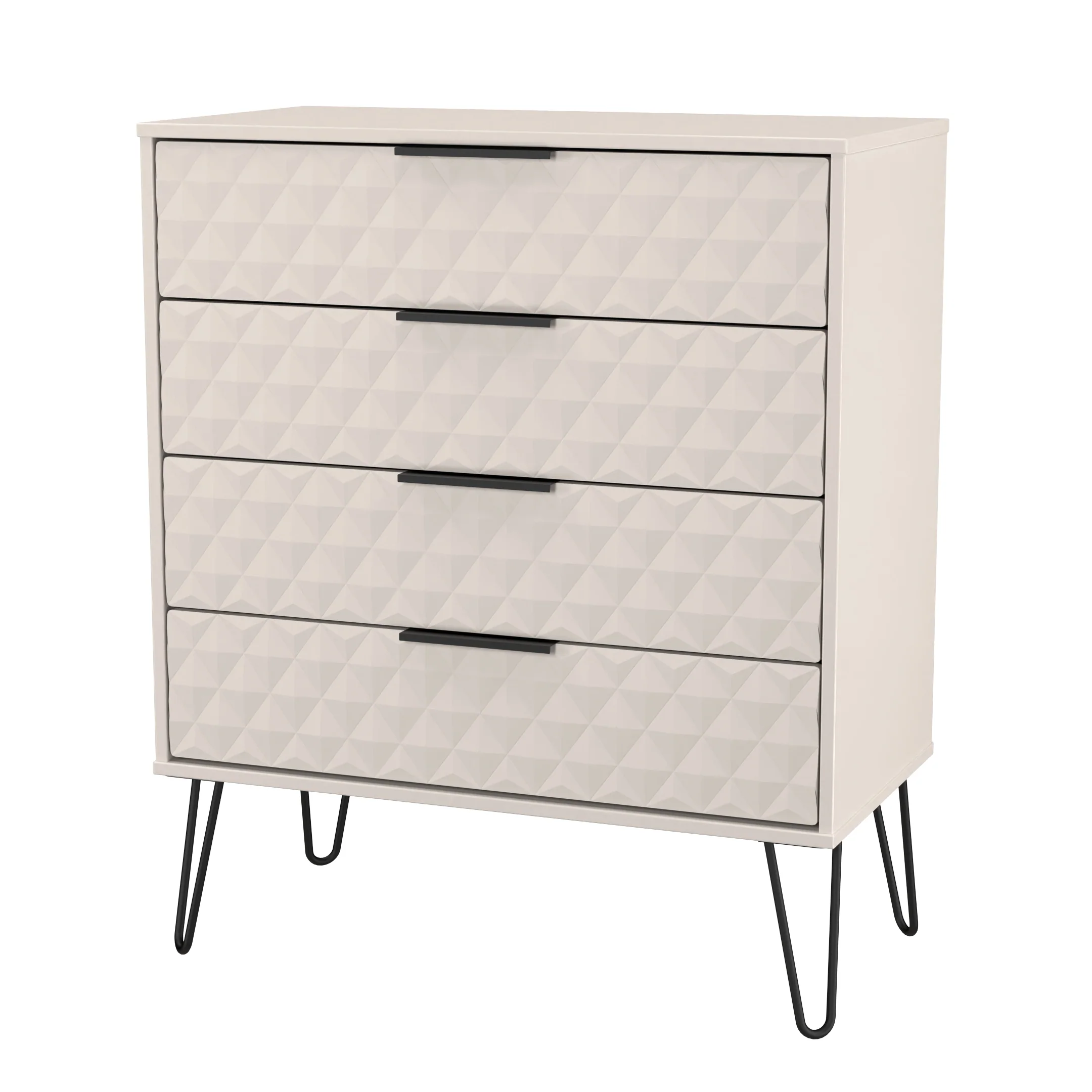 Harlequin 4 Drawer Chest in Kashmir Matt - Ready Assembled - Image 3