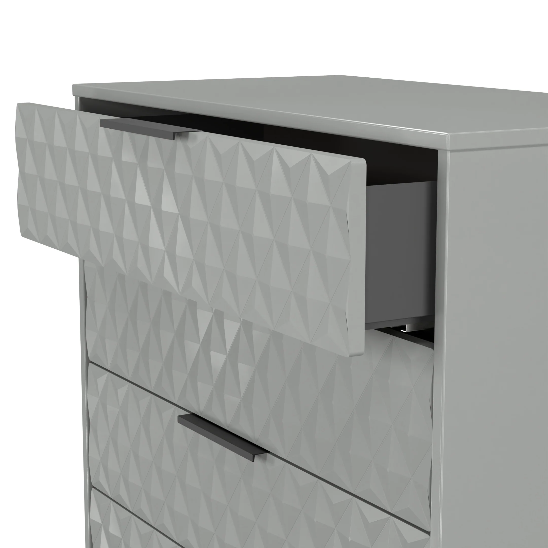 Harlequin 5 Drawer Chest in Dusk Grey - Ready Assembled - Image 6