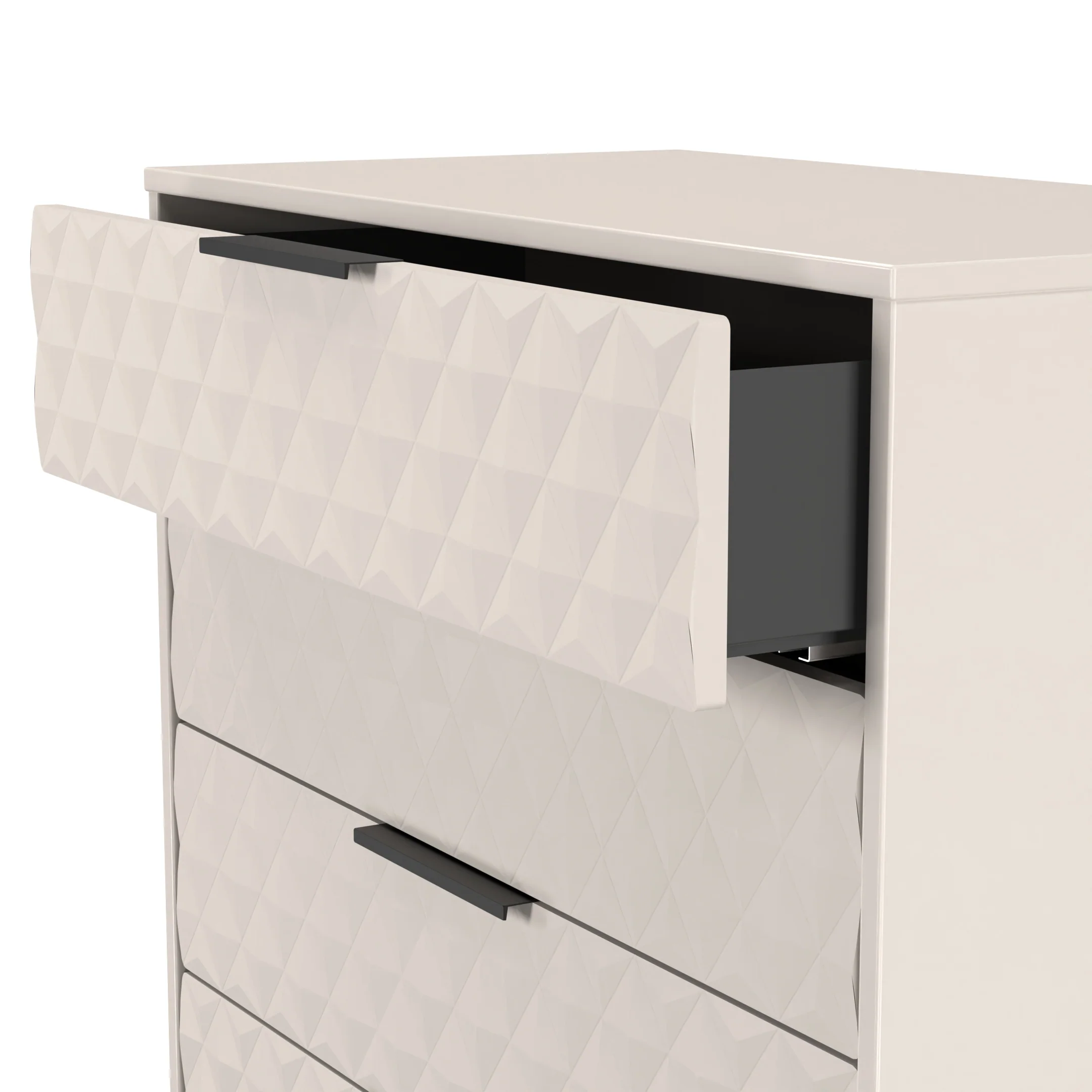 Harlequin 5 Drawer Chest in Kashmir Matt - Ready Assembled - Image 5