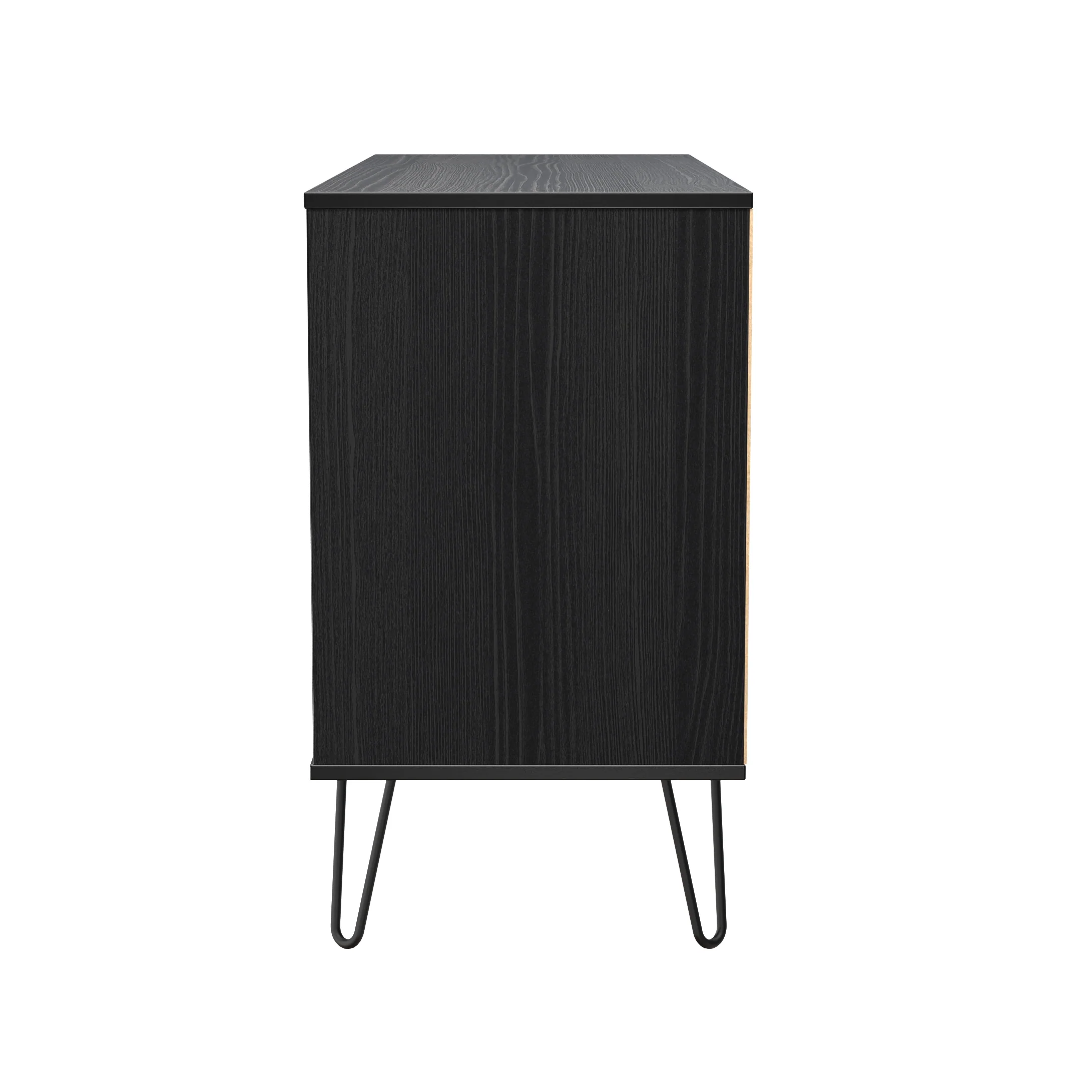 Harlequin 6 Drawer Midi Chest in Black Ash - Ready Assembled - Image 3