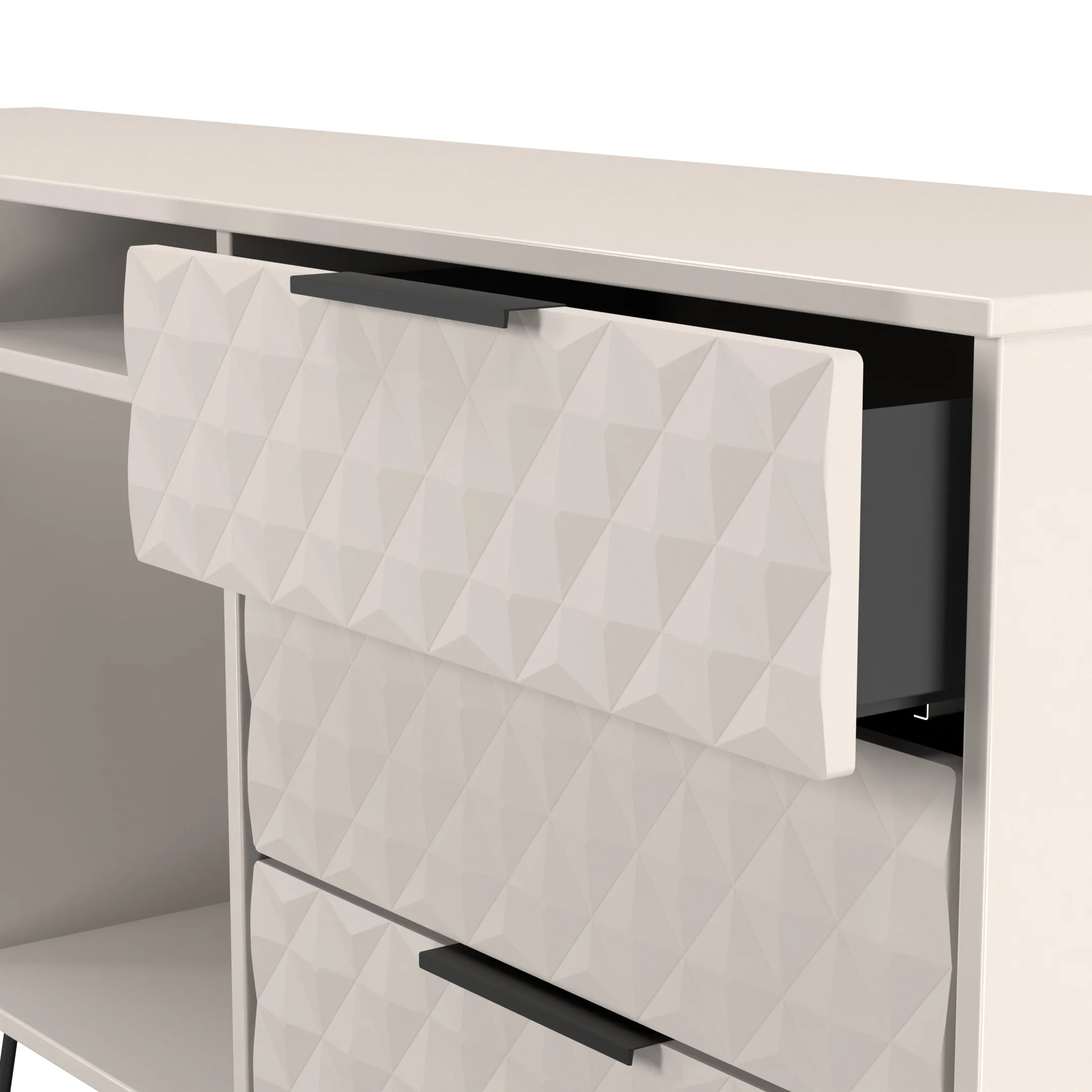 Harlequin 6 Drawer Sideboard in Kashmir Matt - Ready Assembled - Image 6