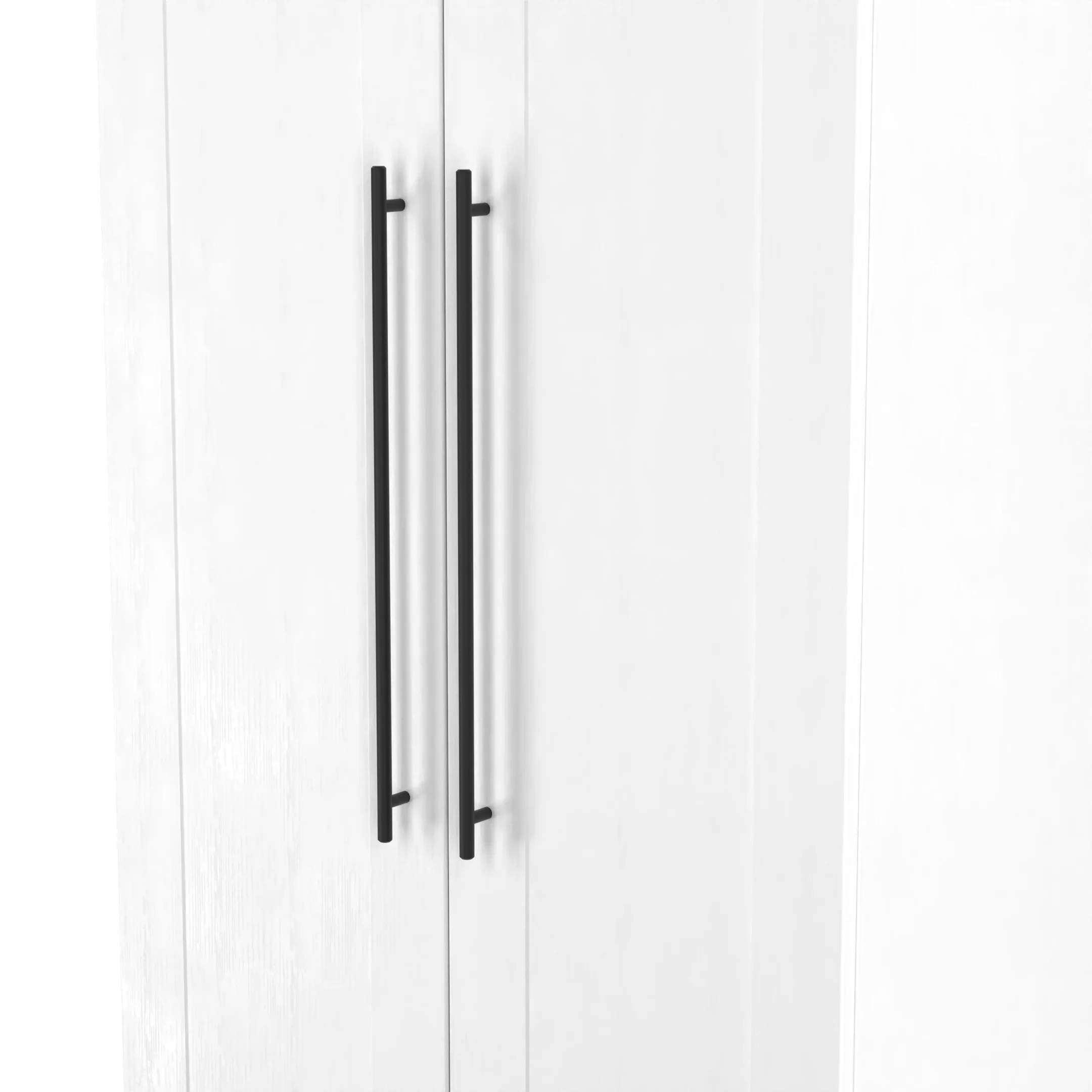 Harrow Ready Assembled 2 Door Wardrobe in White Ash - Image 5