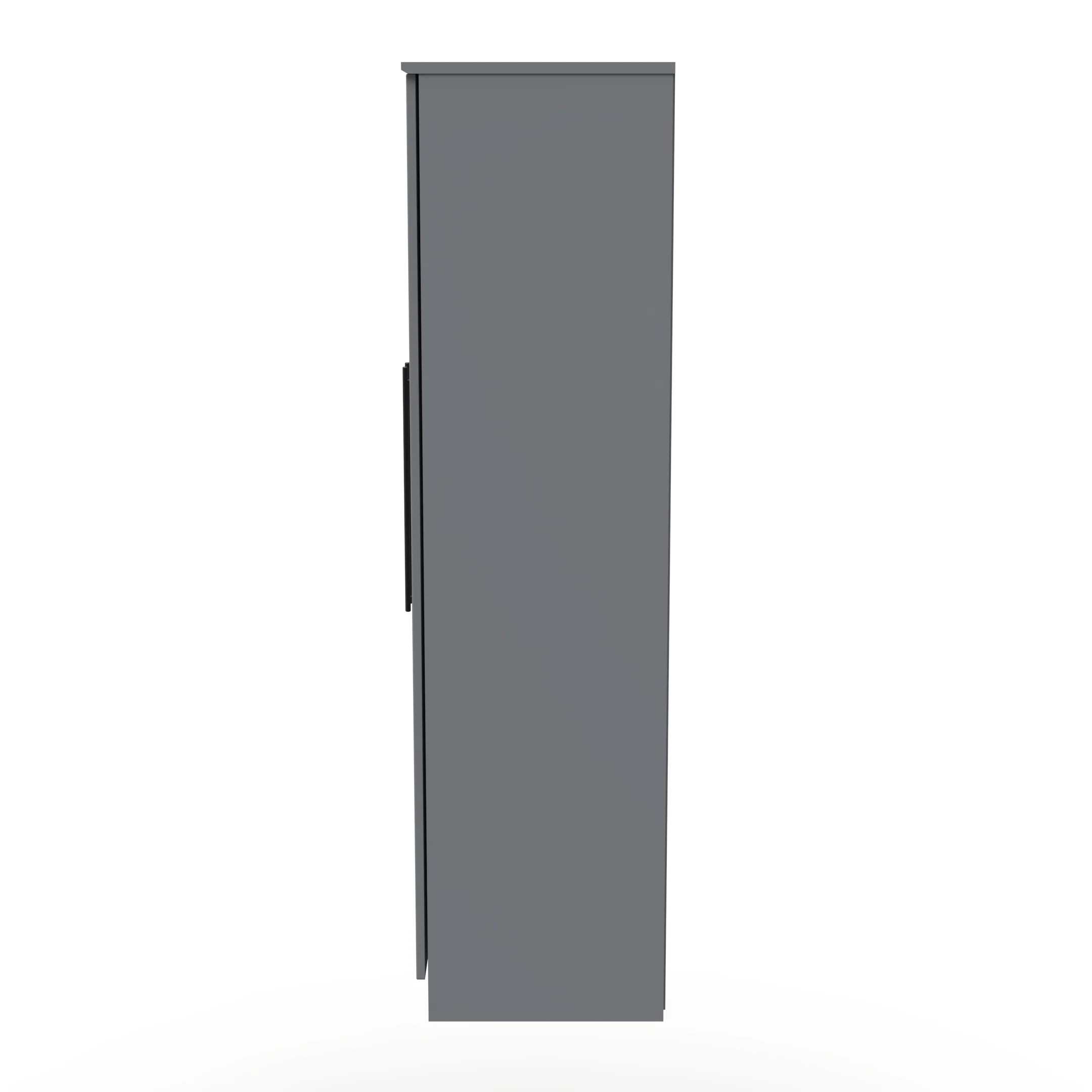Harrow Ready Assembled Tall 6 Door 2 Drawer 2 Mirror Wardrobe in Dusk Grey - Image 2