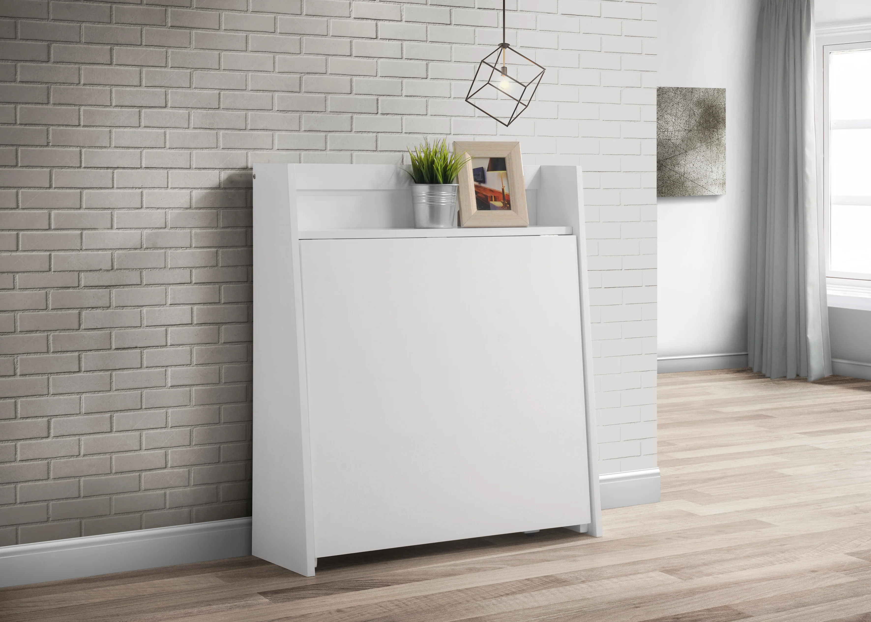 Stockholm Compact Folding White Dining Set - Image 2