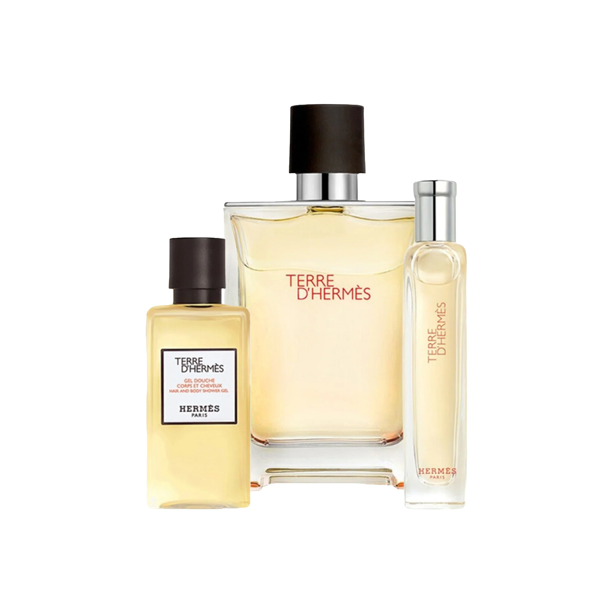 Hermès Terre D'hermès Eau De Toilette 100ml 3 Piece Gift Set: 15ml- Eau De Toilette,  Hair And Body Shower Gel 40ml . - Image 4