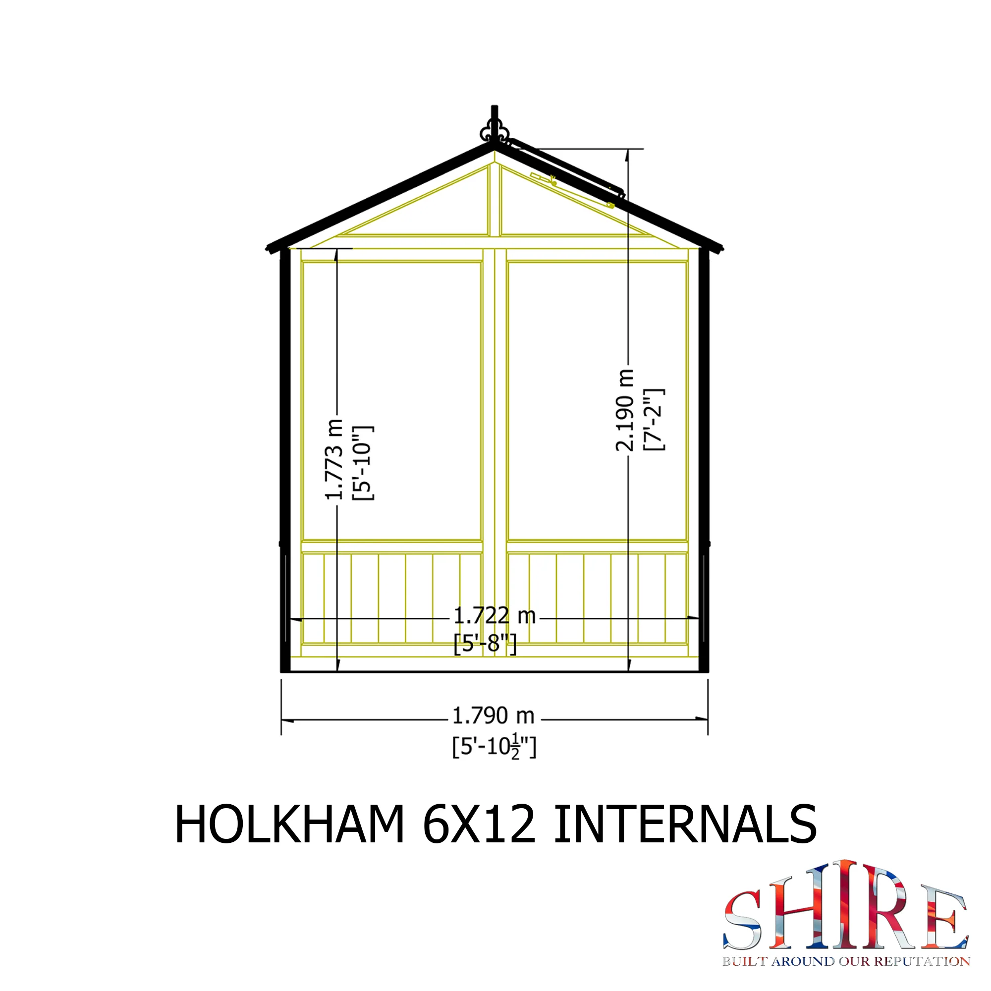 Holkham 12 Ft X 6 Ft Greenhouse - Image 5