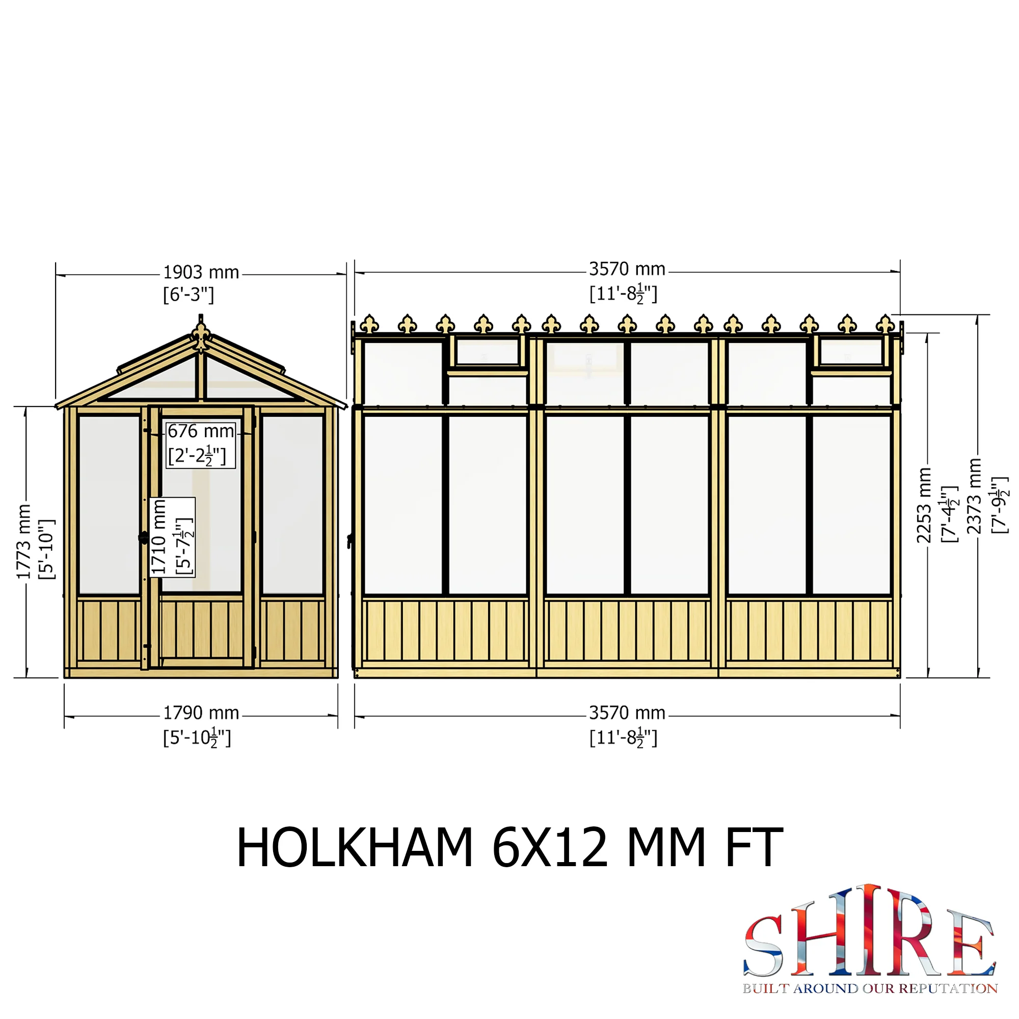 Holkham 12 Ft X 6 Ft Greenhouse - Image 6