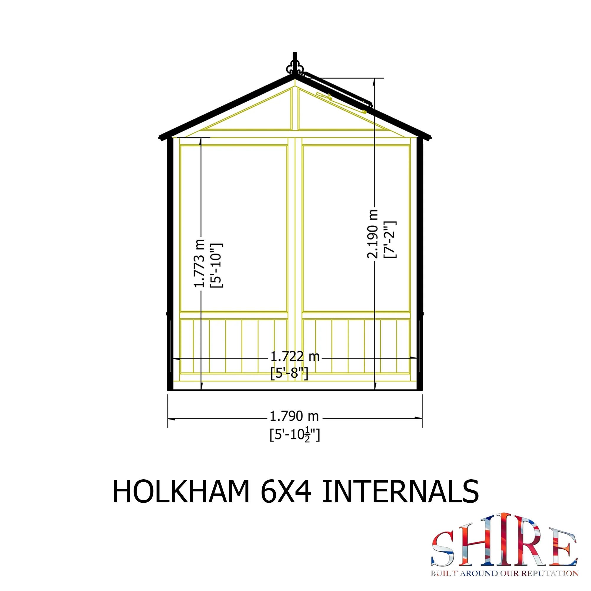 Holkham 4 Ft X 6 Ft Greenhouse - Image 6