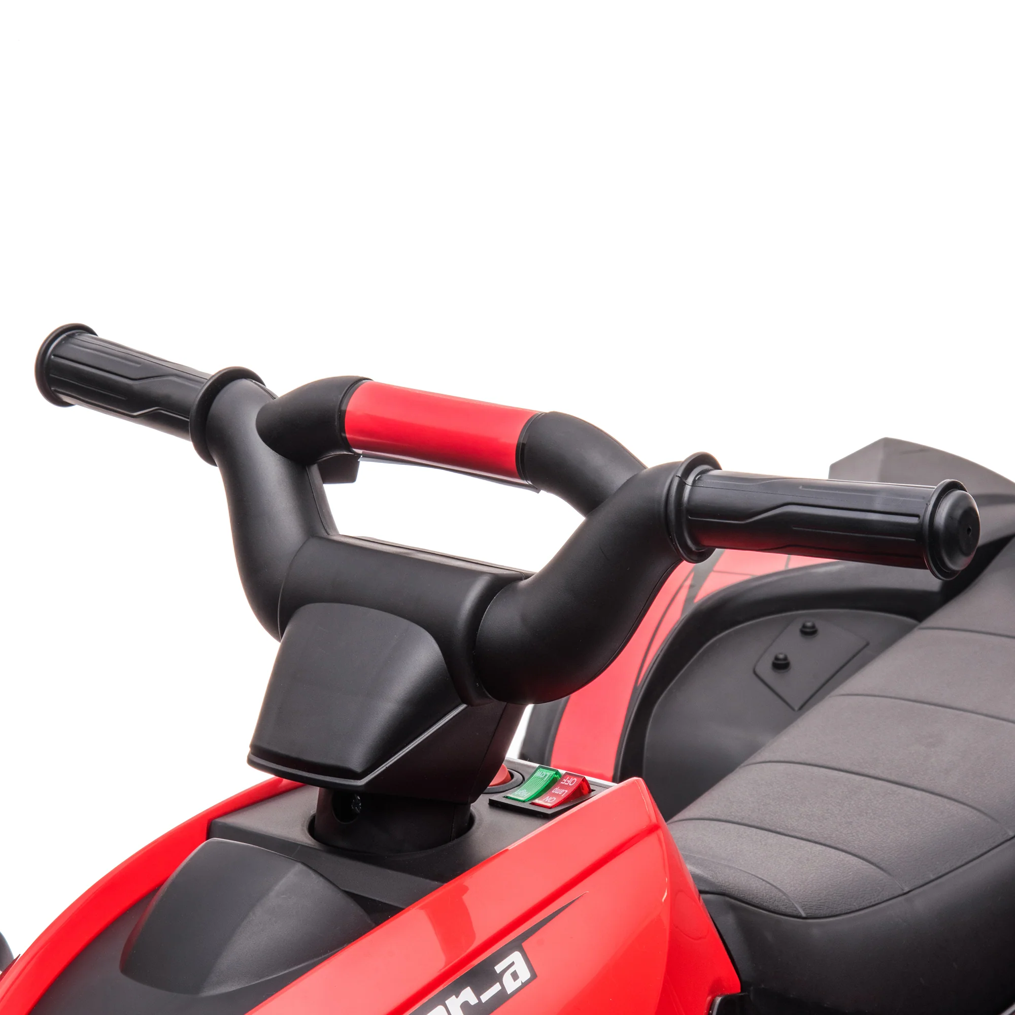 HOMCOM 12V Electric Quad Bikes For Kids Ride On Car ATV Toy For 3-5 Years Red - Image 9