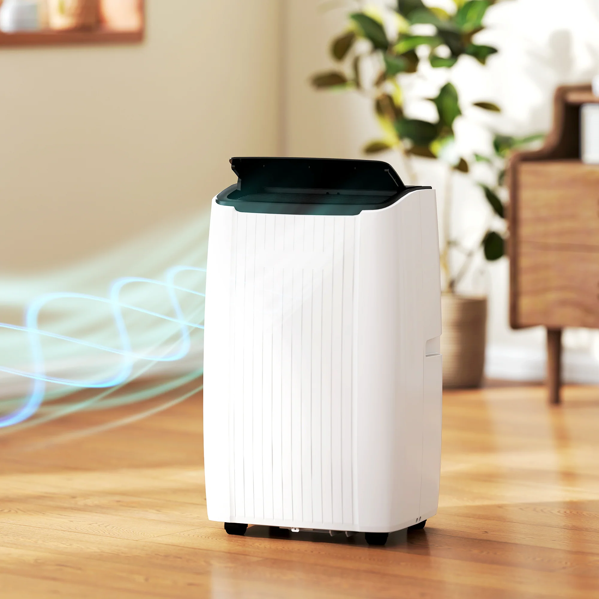 HOMCOM 14000 BTU AC Unit, Portable Air Conditioner With WiFi Control, White - Image 2