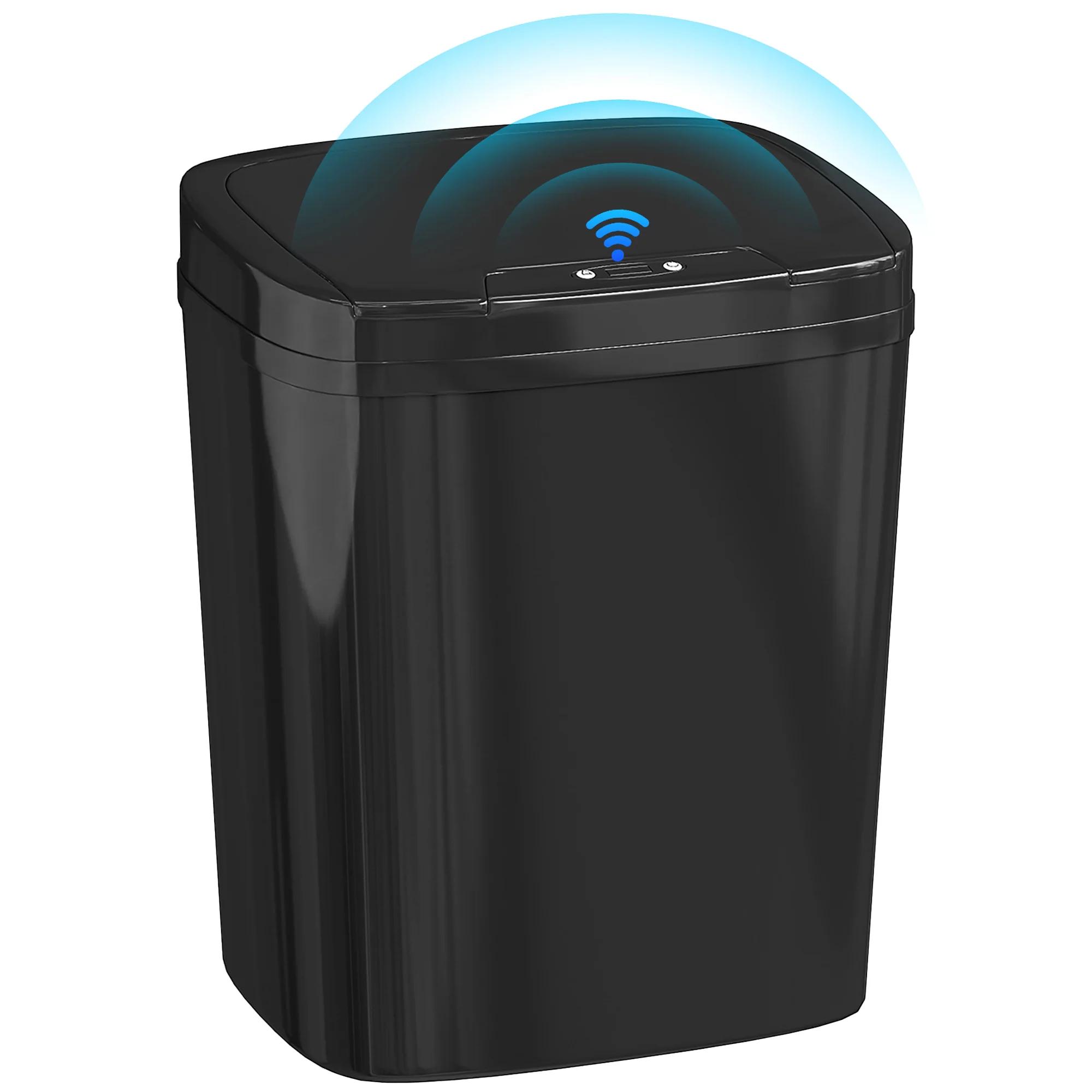 HOMCOM 15L Sensor Bin, Automatic Touchless Kitchen Bin, Battery Operated