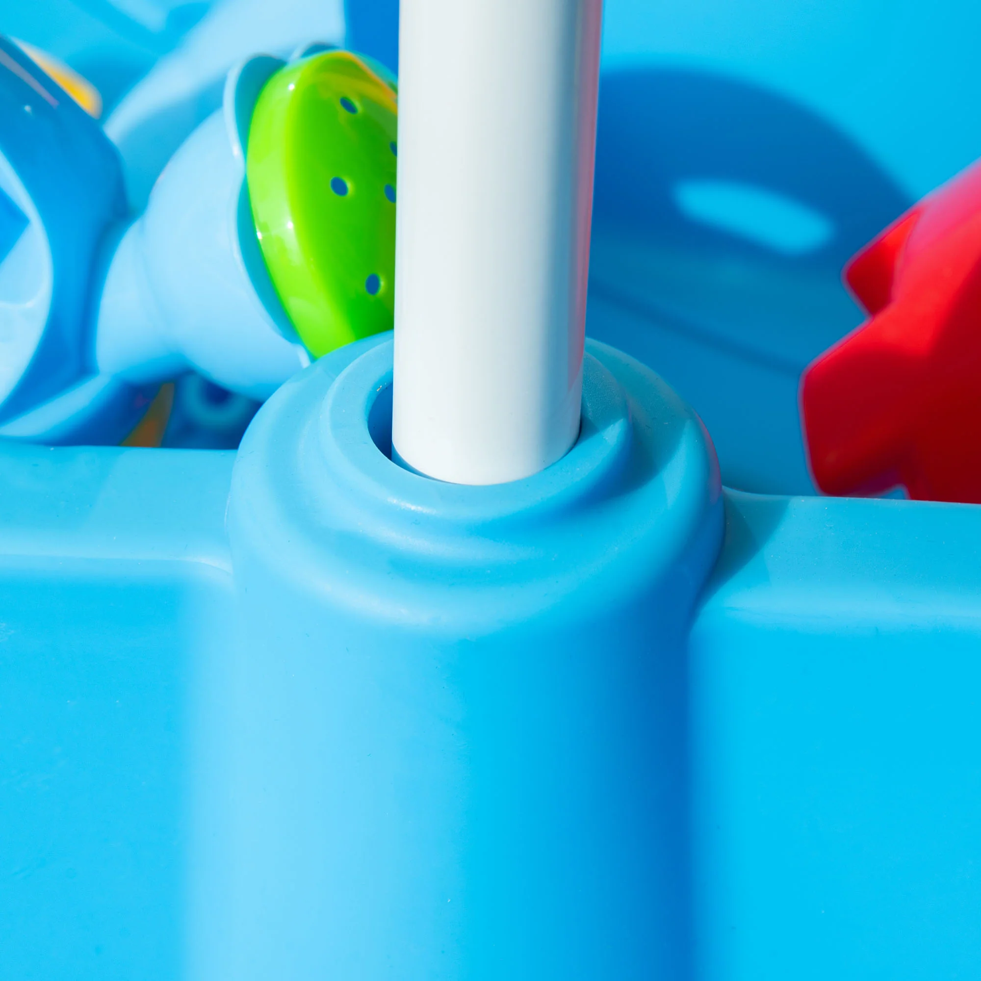 HOMCOM 2 in 1 Sand & Water Table - 18+ Months - Kids Outdoor Beach Garden - Image 9