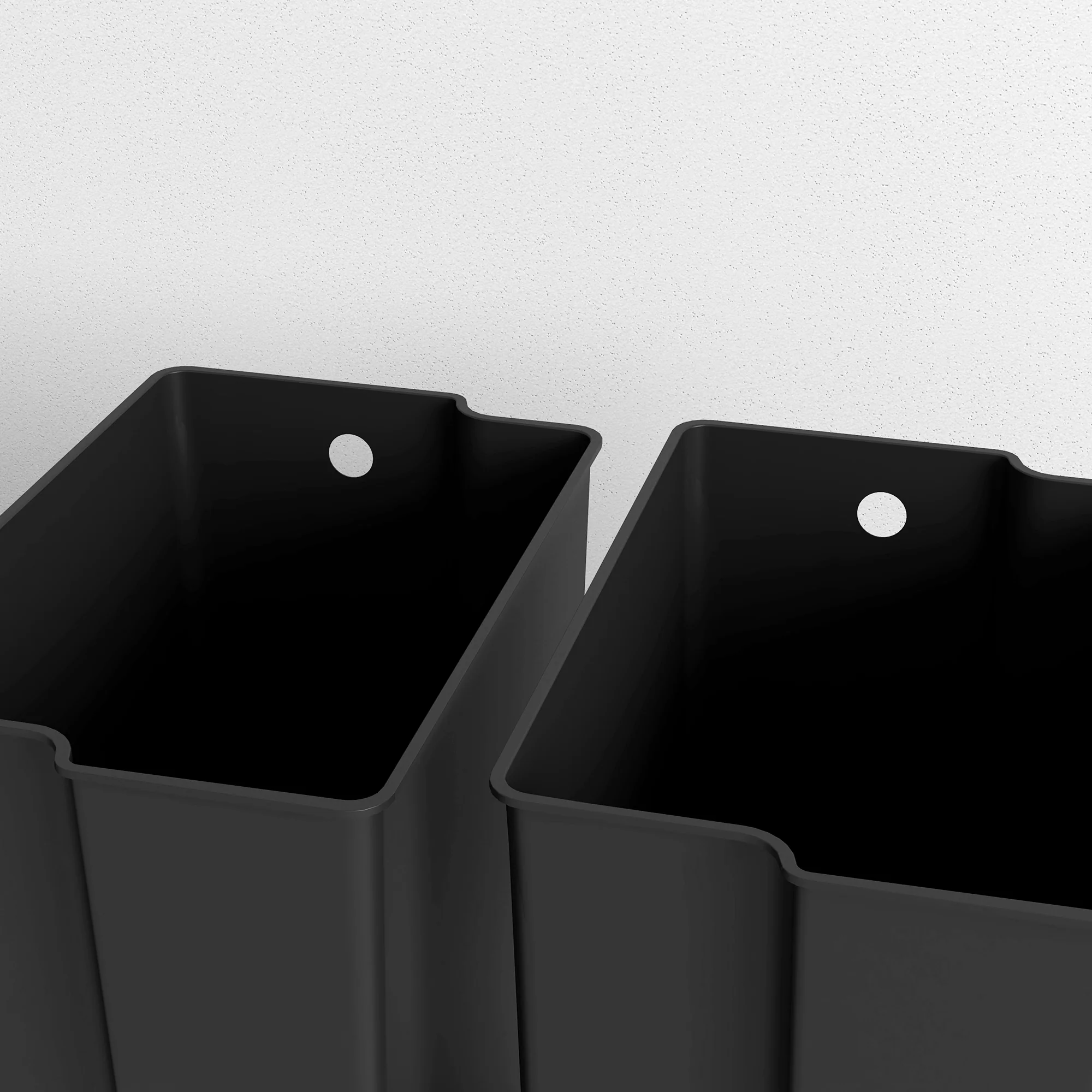 HOMCOM 2 X 25L Double Kitchen Bin, Pedal Bin With Soft-Close Lid - Image 9