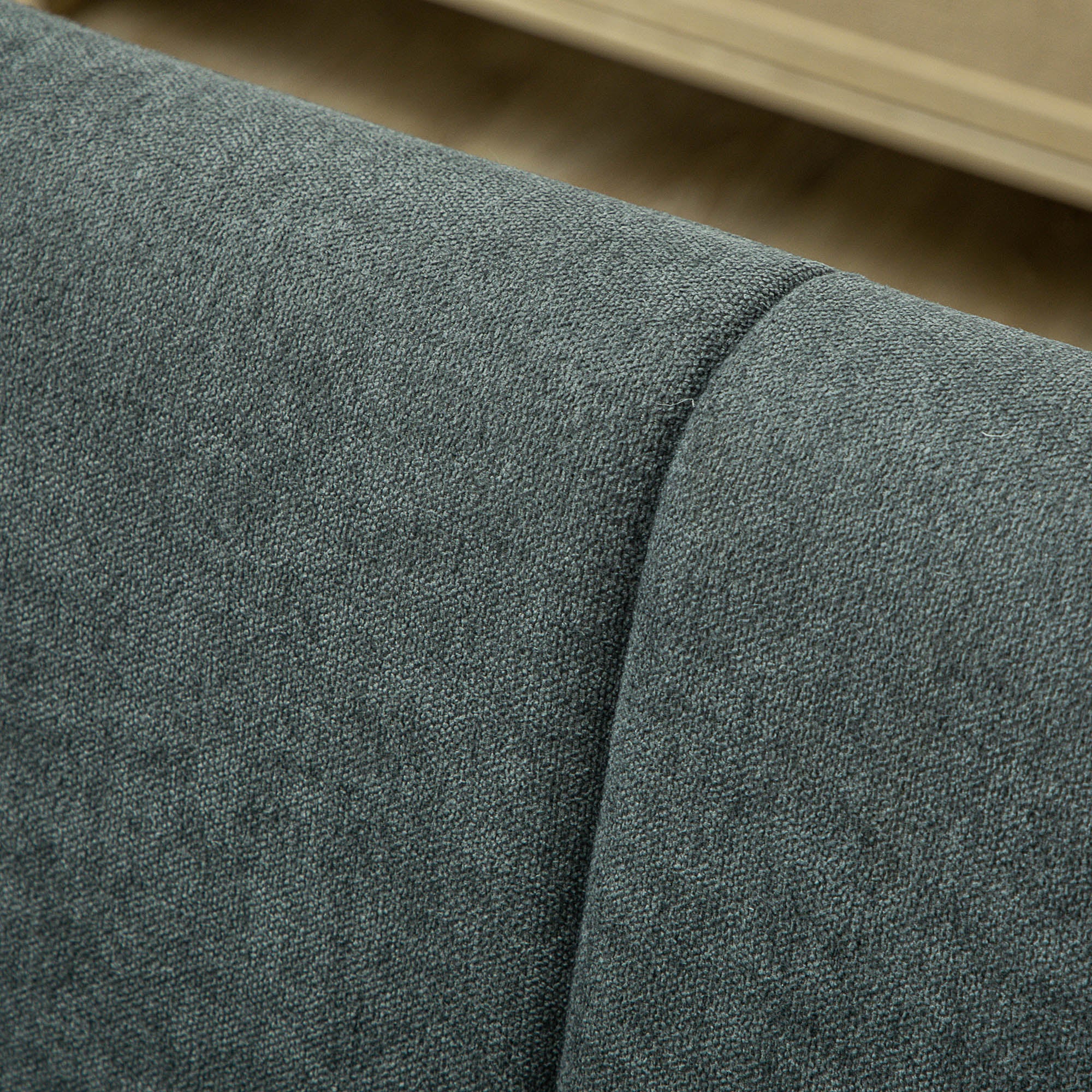 HOMCOM 3 Seater Sofa, Modern Fabric Couch with Channel Tufted - Image 9