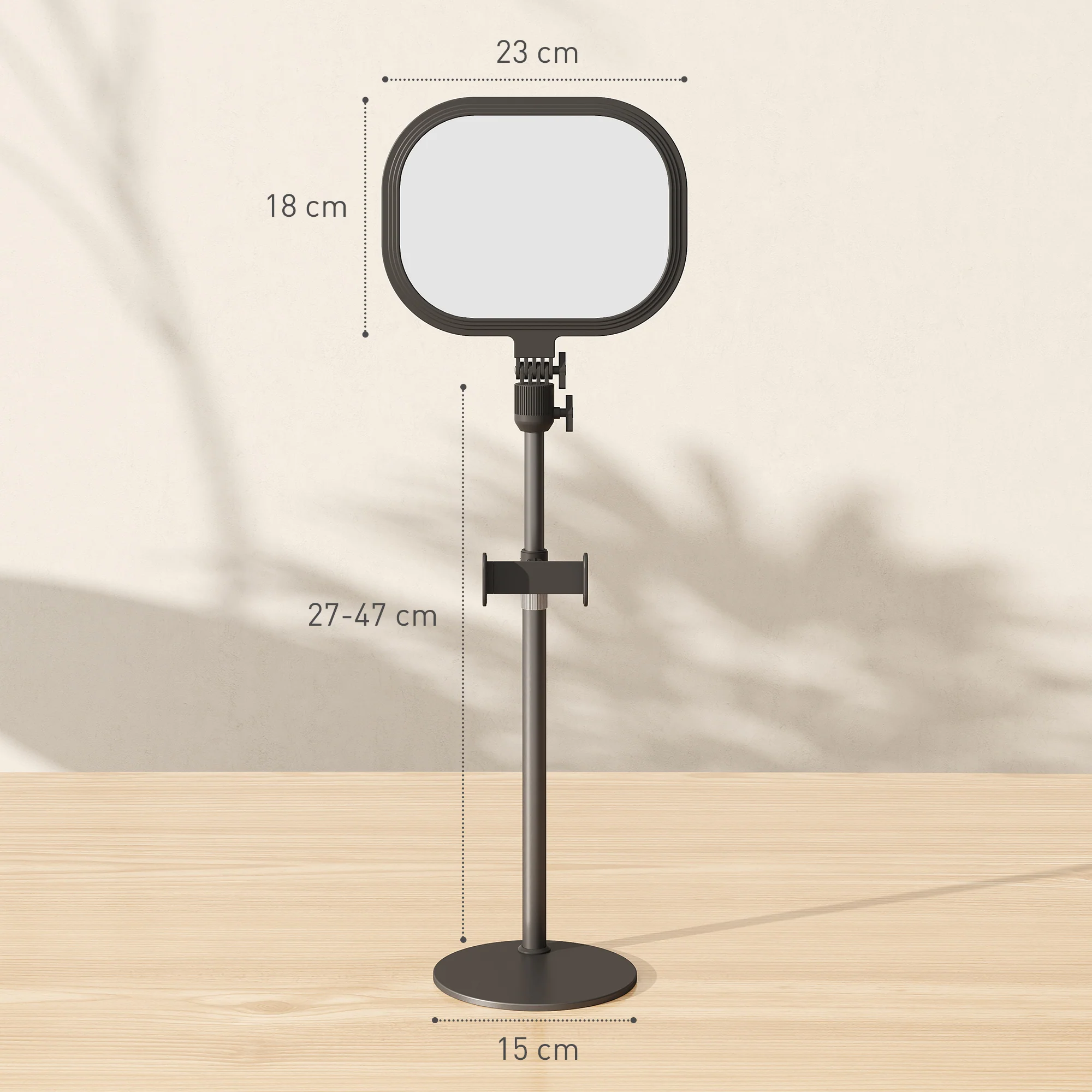 HOMCOM Bedside Table Lamp With 5 Colour Modes & 10 Brightness Levels, Black - Image 5
