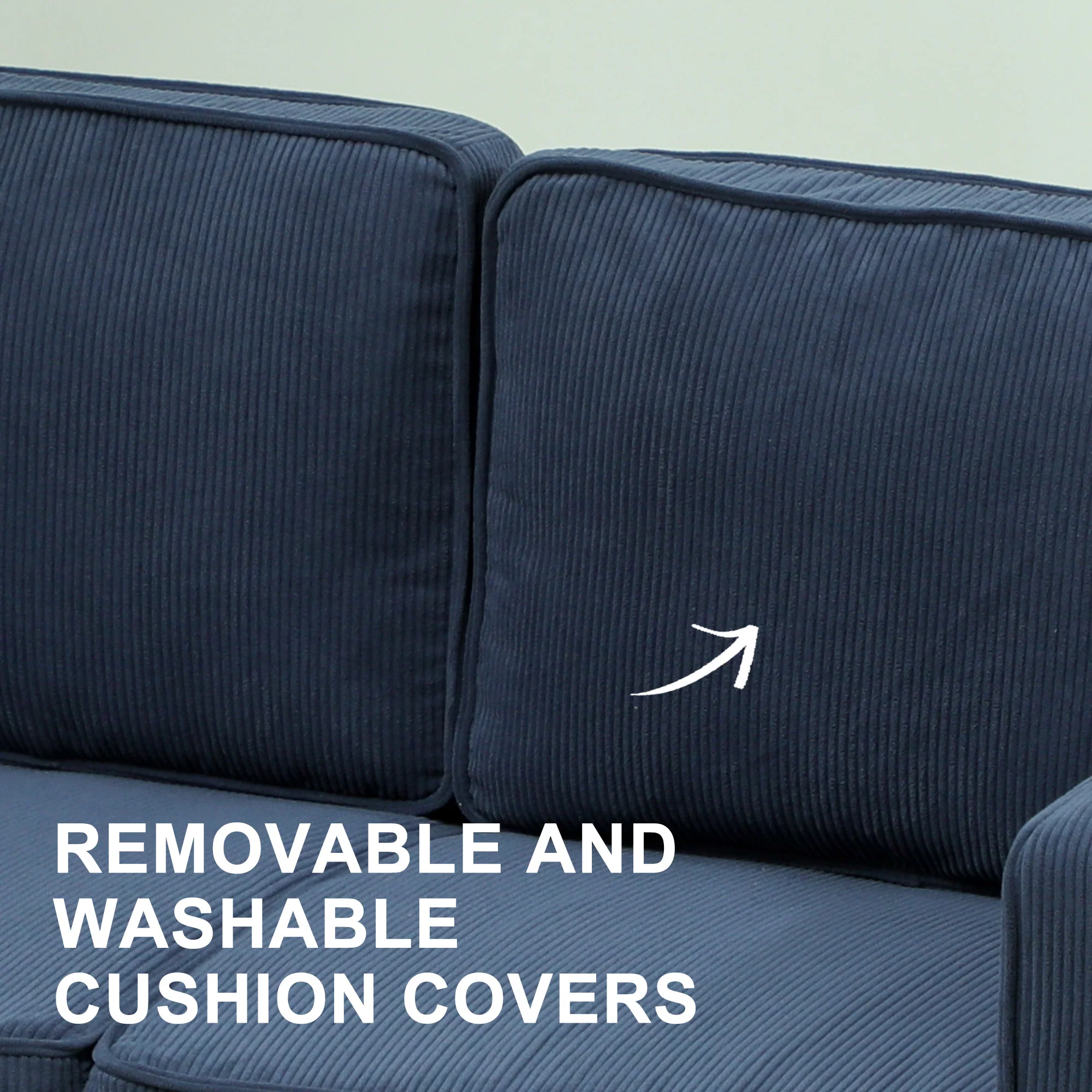 HOMCOM Compact 2 Seater Sofa With Under Seat Storage For Small Spaces - Image 6