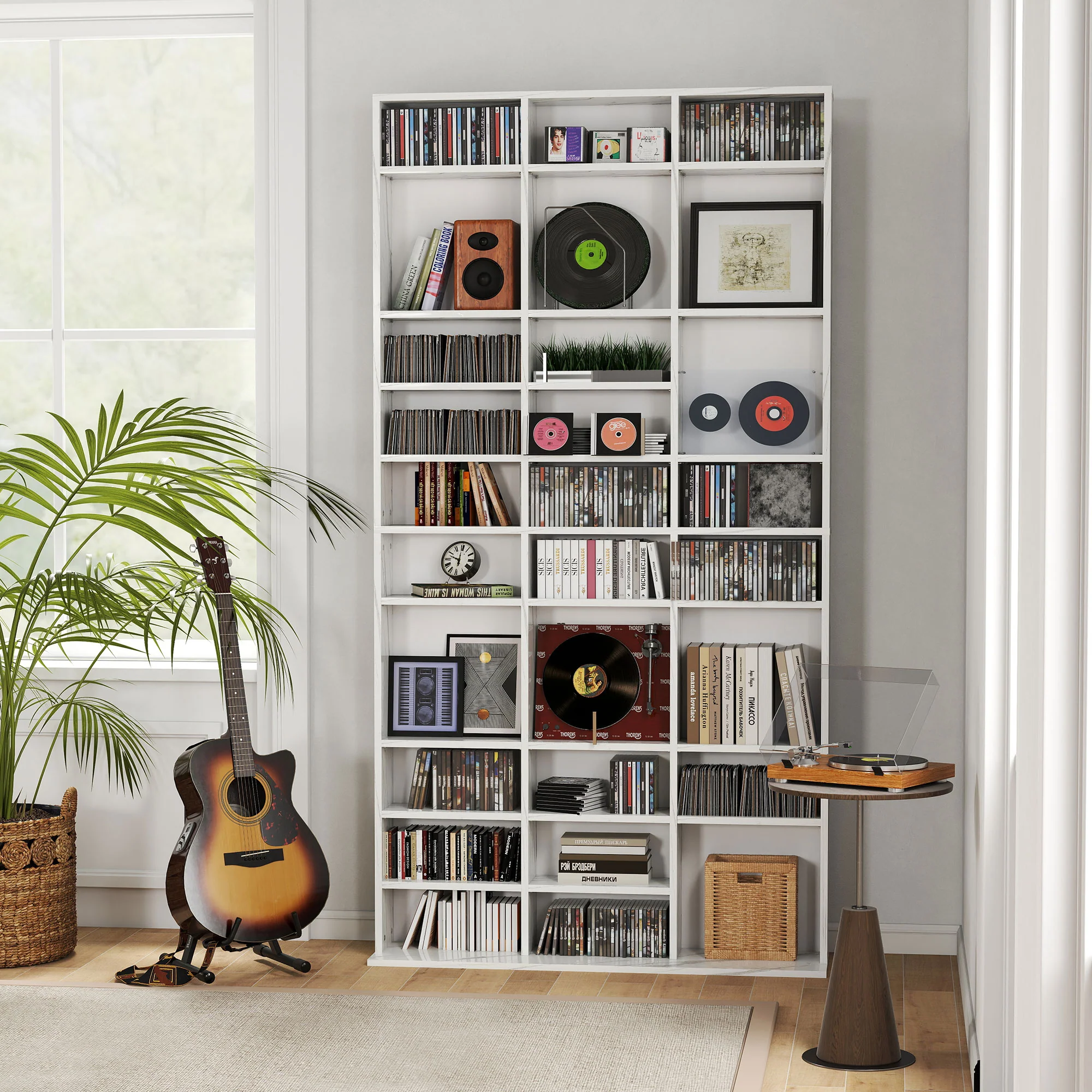 HOMCOM DVD CD Media Storage Rack, Video Display Unit - Image 16