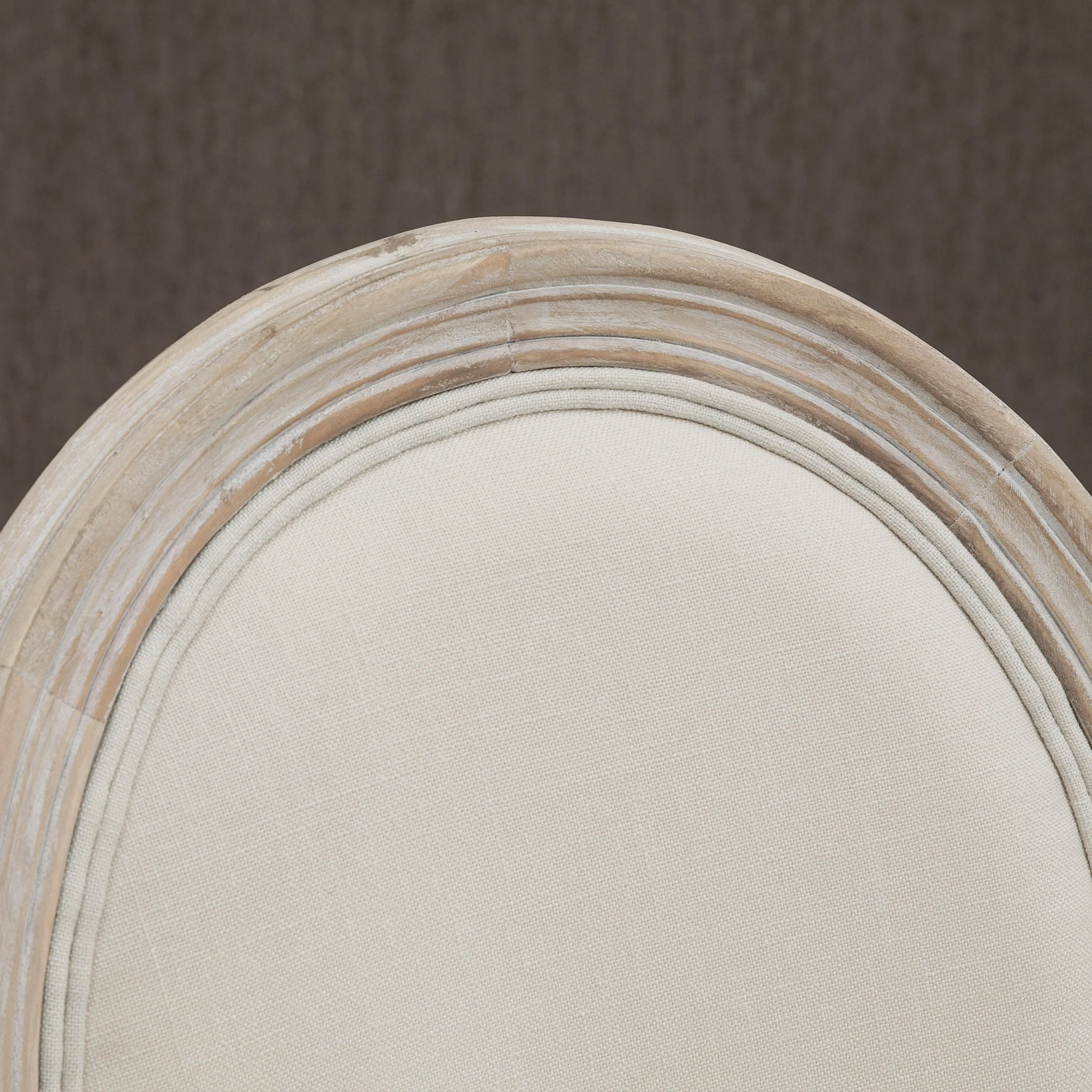 HOMCOM French-Style Dining Chairs Set Of 2 With Linen Upholstery, Cream - Image 9