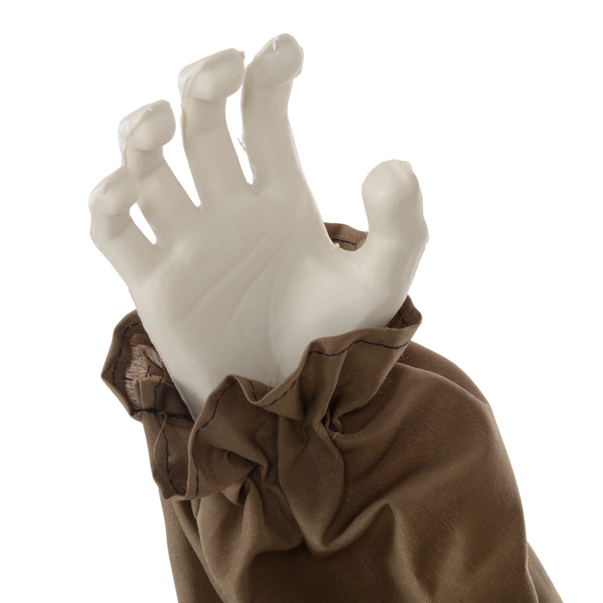 HOMCOM Halloween Doll Animatronic Prop with Light Up Eyes for Party - Image 8
