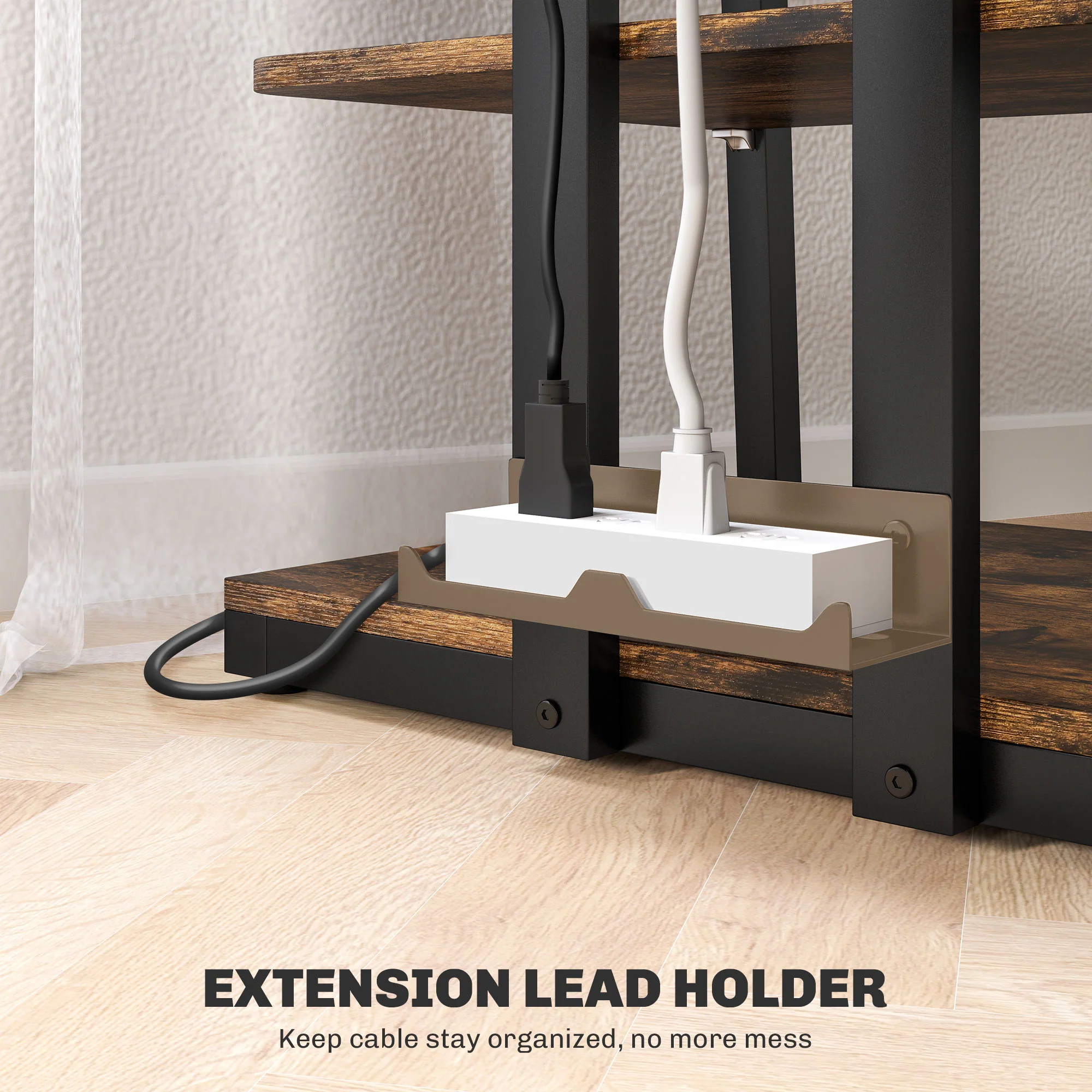 HOMCOM HiFi Rack Stand W/ 4-Tier Record Player Stand - Image 15