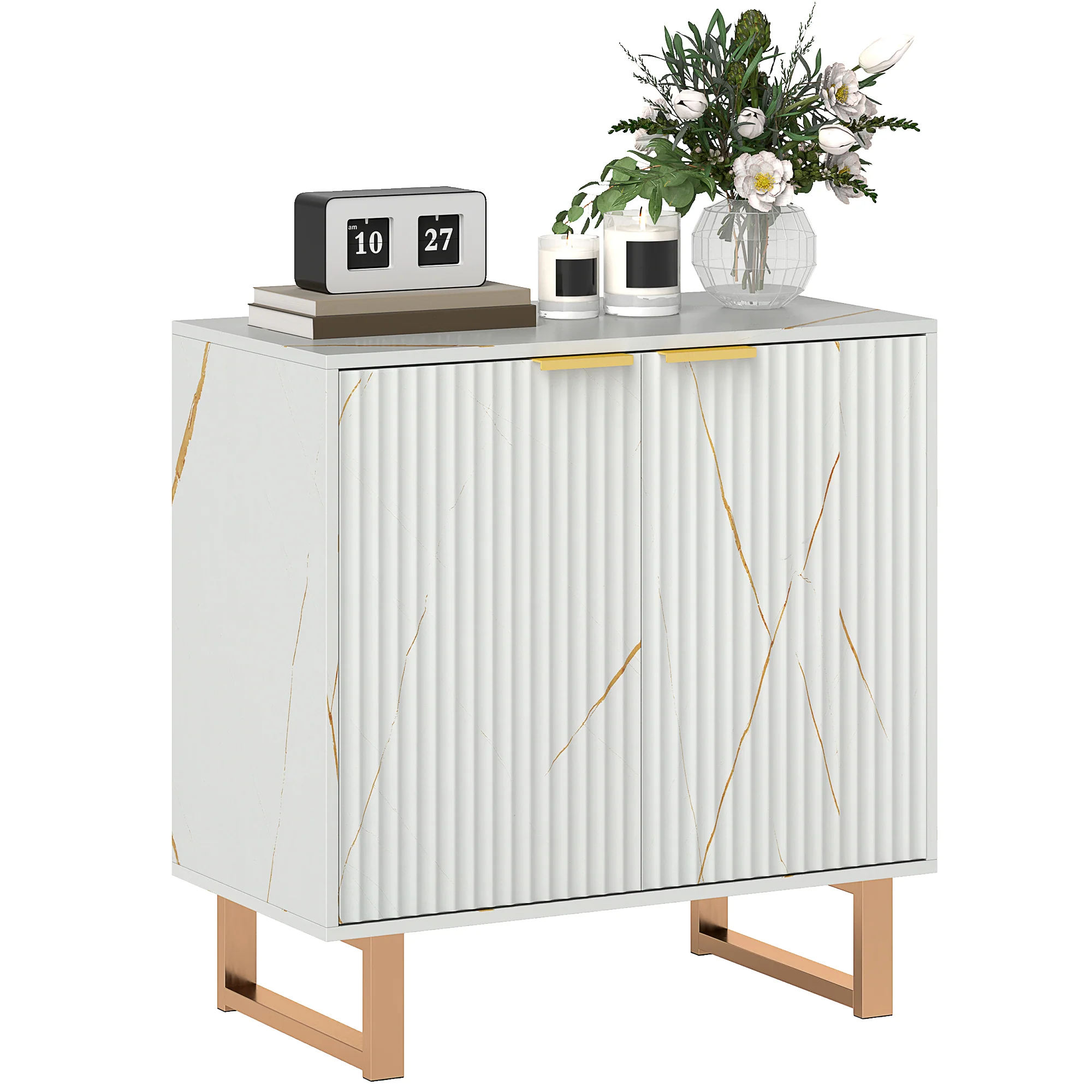 HOMCOM Sideboard, Buffet Cabinet with 2 Doors and Adjustable Shelves - Image 10