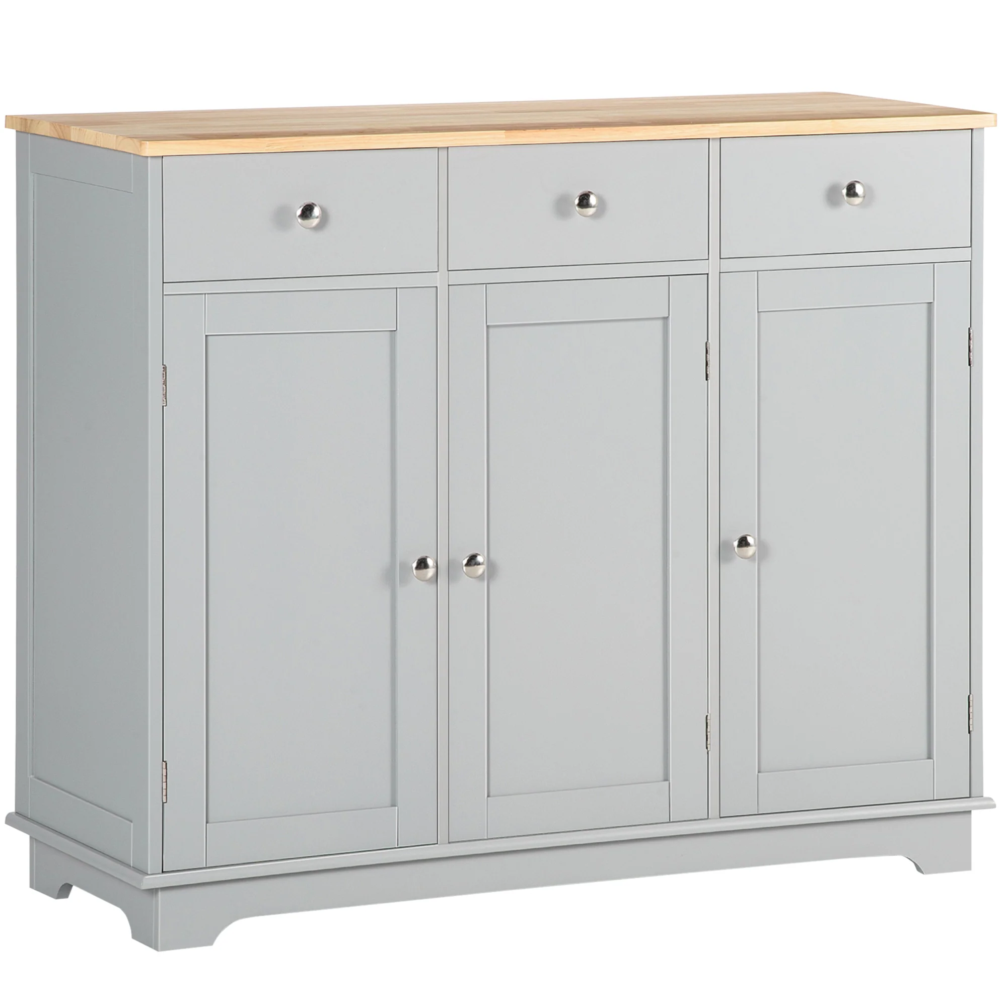 HOMCOM Sideboard Buffet Cabinet With Storage Cabinets And Drawers - Image 10