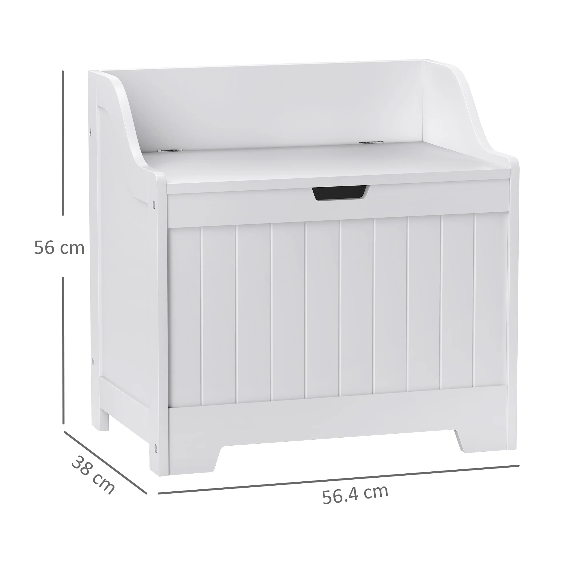 HOMCOM Storage Trunk with Safety Hinge for Living Room, 56.4cm - Image 14