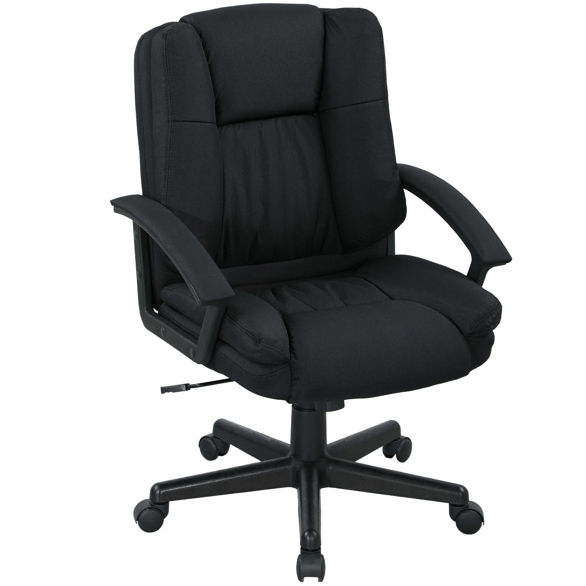 HOMCOM Swivel Executive Office Chair Mid Back Chair W/ Arm, Black
