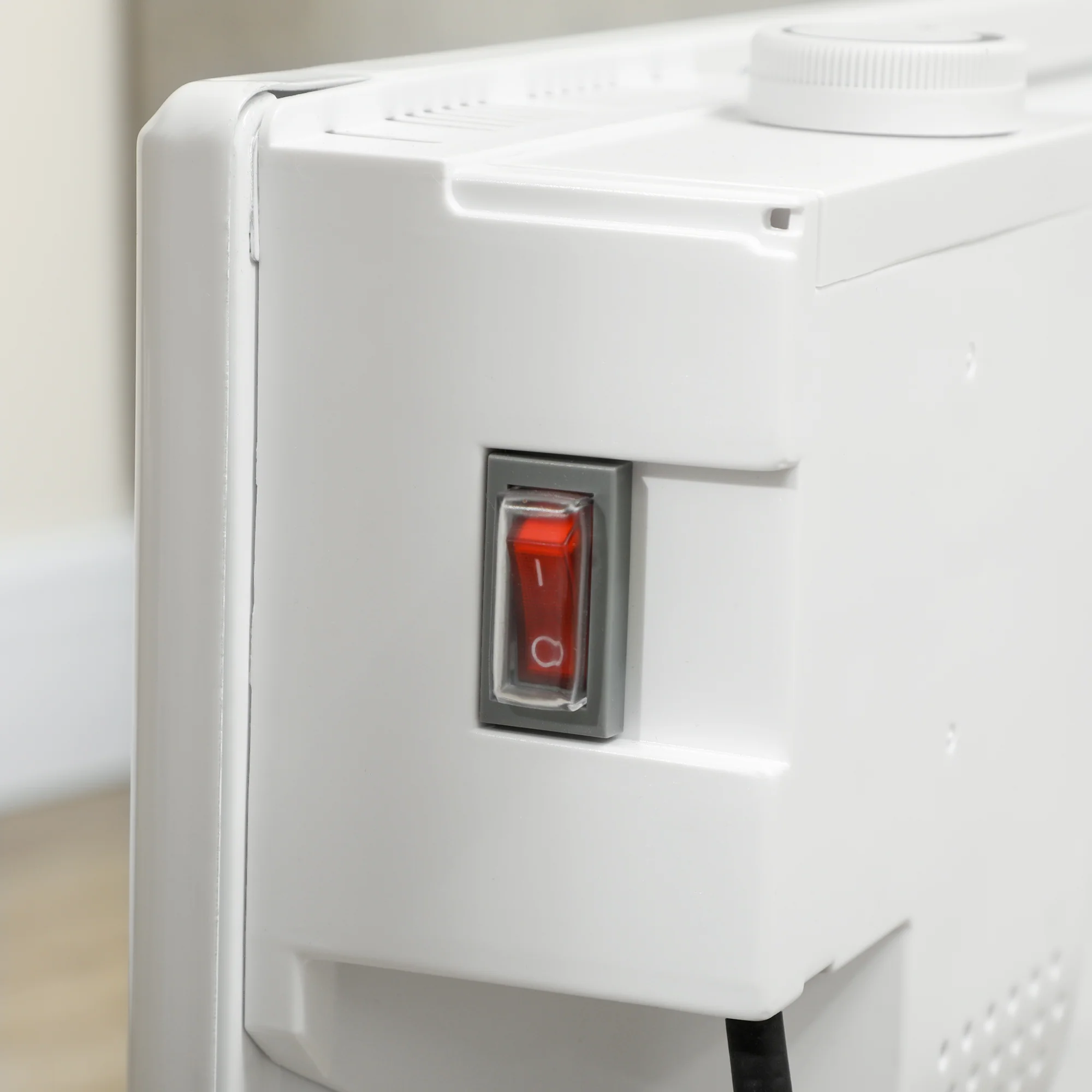 HOMCOM White 2000W Panel Heater, Low Energy Electric Heater For Home - Image 7
