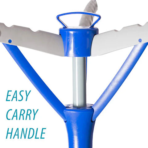 Homefront Clothes Rail Airer Drier, Portable Clothes Horse Hanger Rotary Tripod Design, Folds Flat for Storage, Easy Setup - Image 5